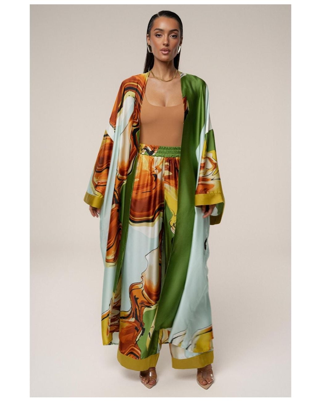 JLUXLABEL Multicolor Nola Maxi Duster