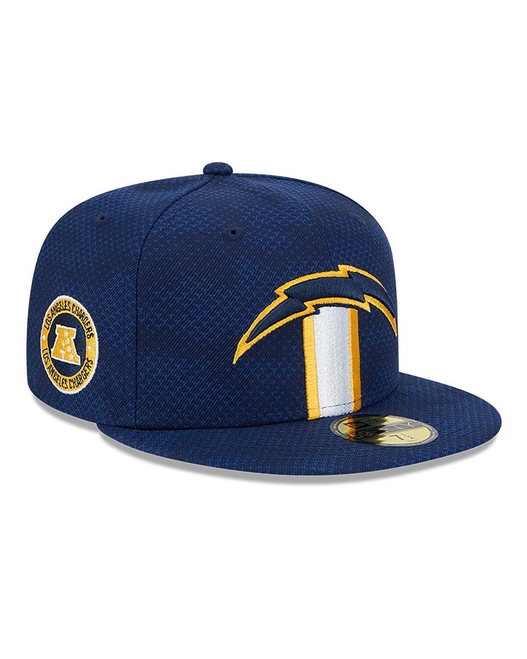 KTZ Los Angeles Chargers 2024 Sideline 59fifty Fitted Hat in Blue for ...