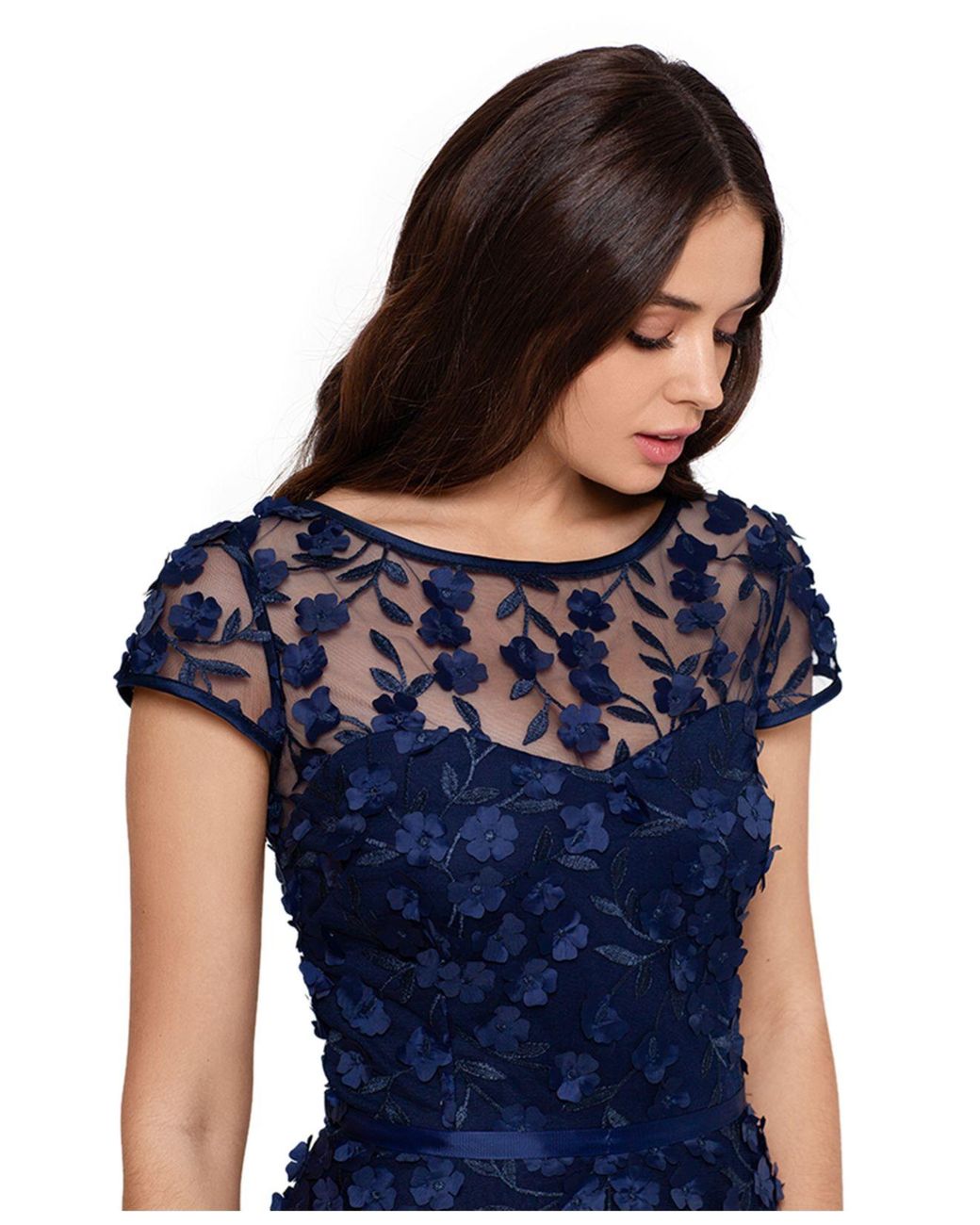 xscape 3d flower gown