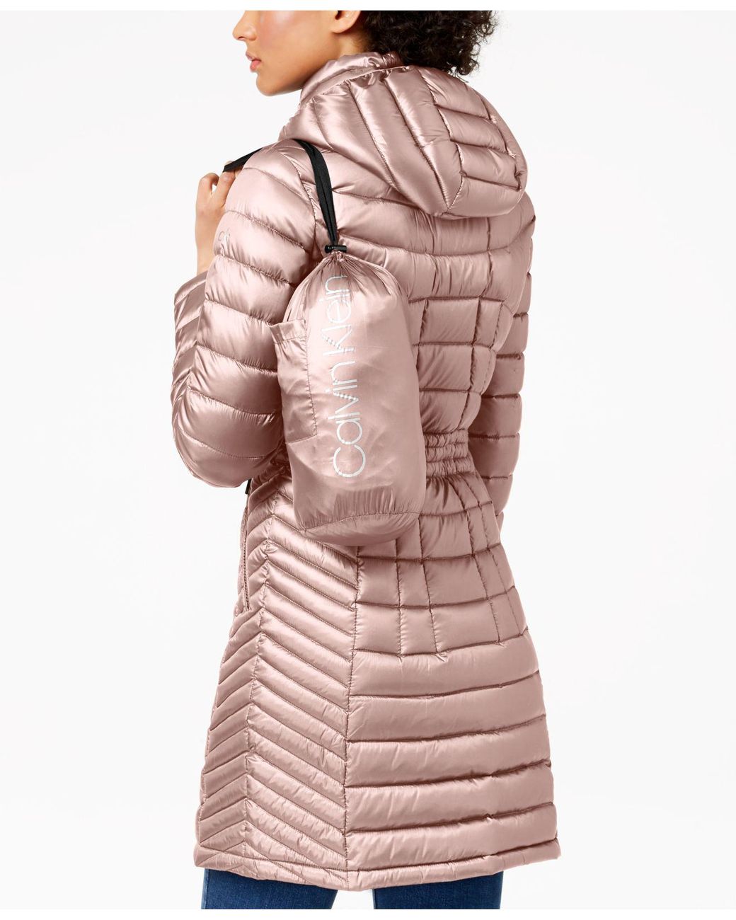 Calvin Klein Hooded Packable Puffer Coat Lyst | lupon.gov.ph