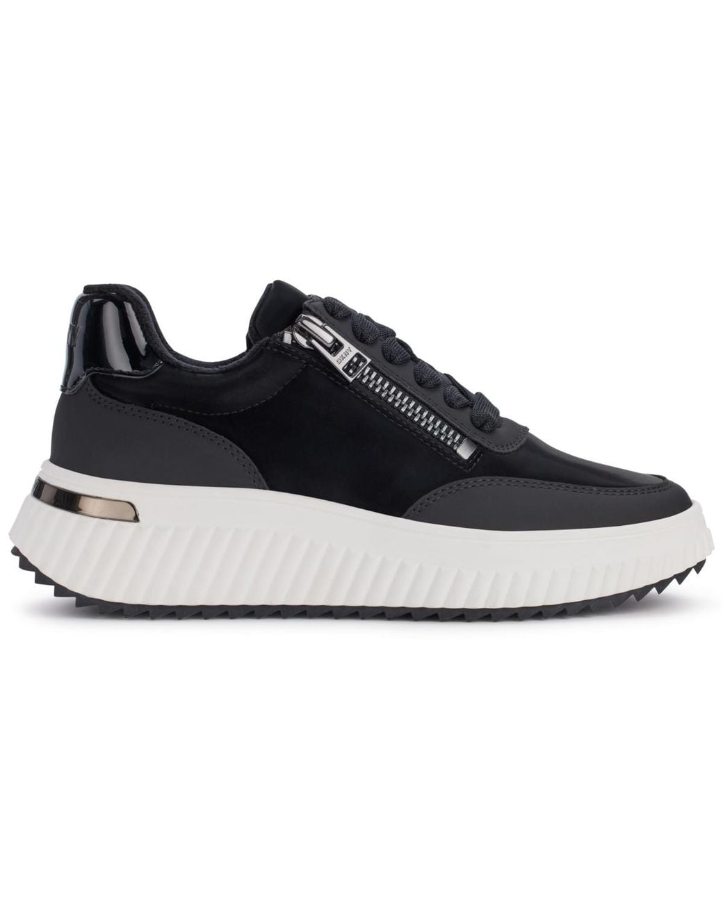 DKNY Blue Laurence Zip Sneakers