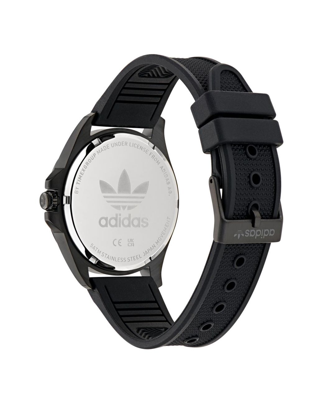 Adidas Black Analog Silicone Watch