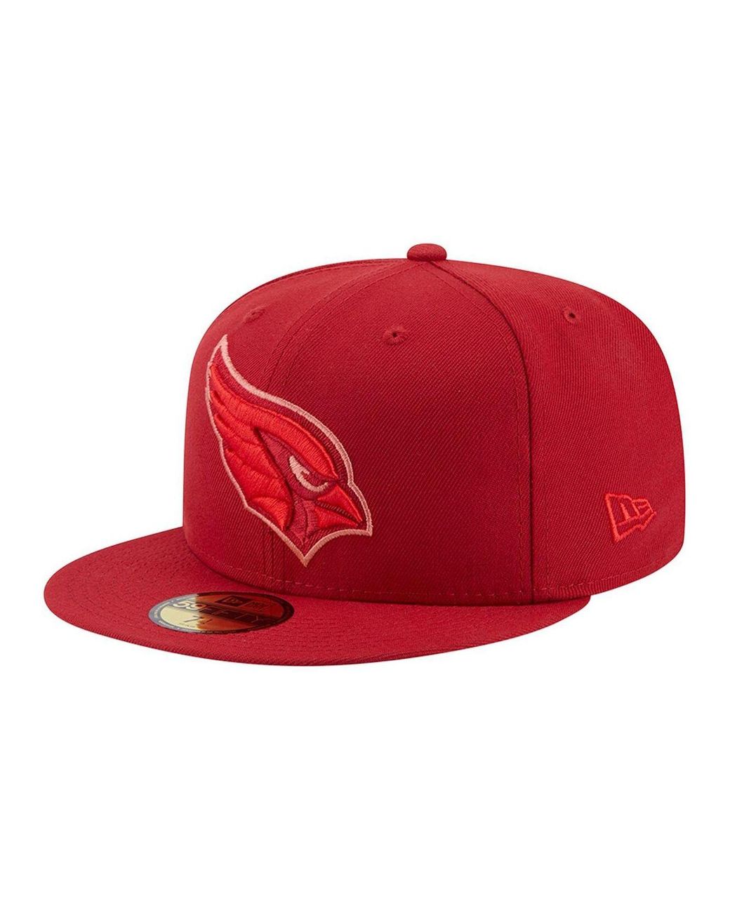 KTZ Cardinal Arizona Cardinals Monocamo 59fifty Fitted Hat in Red