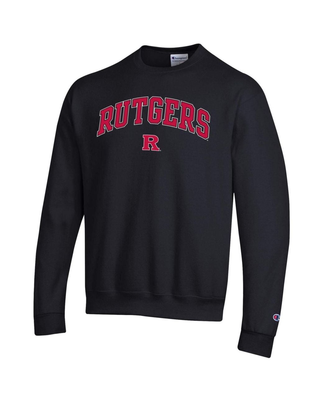 Champion Â Rutgers Scarlet Knights Arch Over Logo Pullover Sweatshirt ...