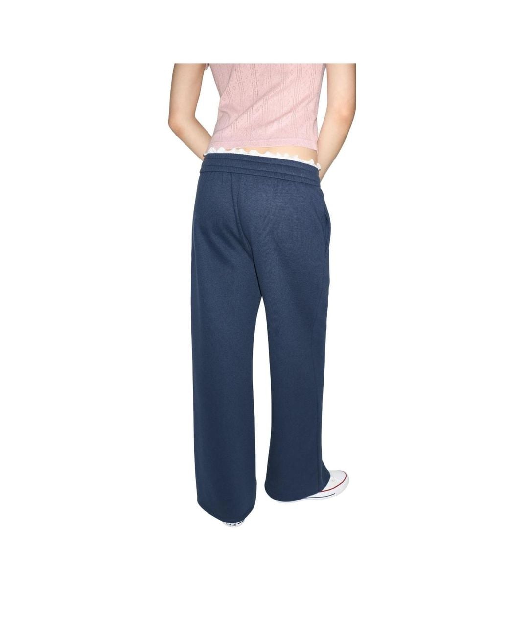 Converse Blue Rolled Pant