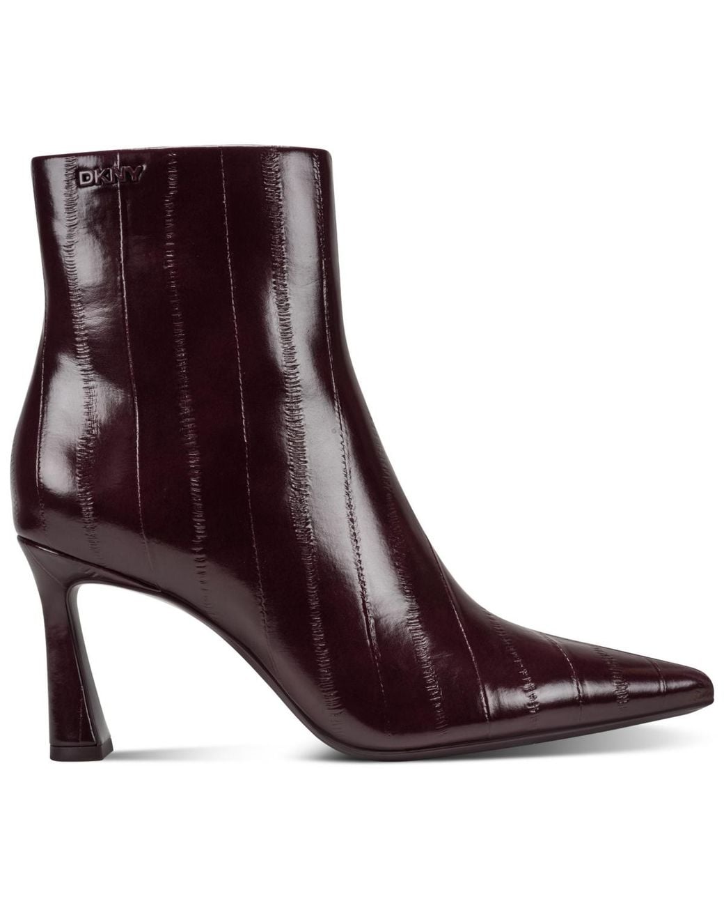 DKNY Purple Cayden Pointed Toe Booties