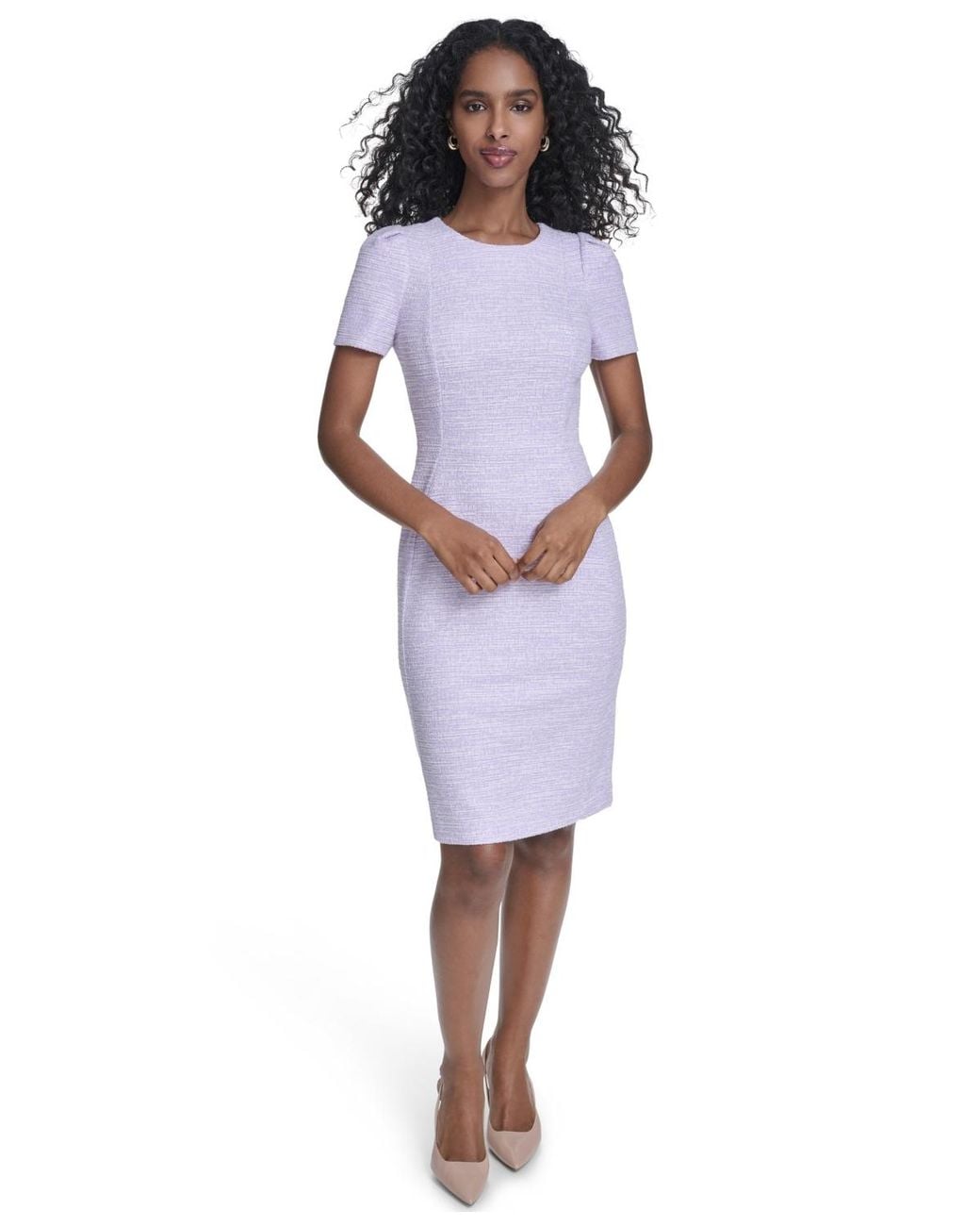 calvin klein petite short-sleeve sheath dress Calvin Klein Petite Short-Sleeve Sheath Dress - Dresses & Skirts - Free Shipping