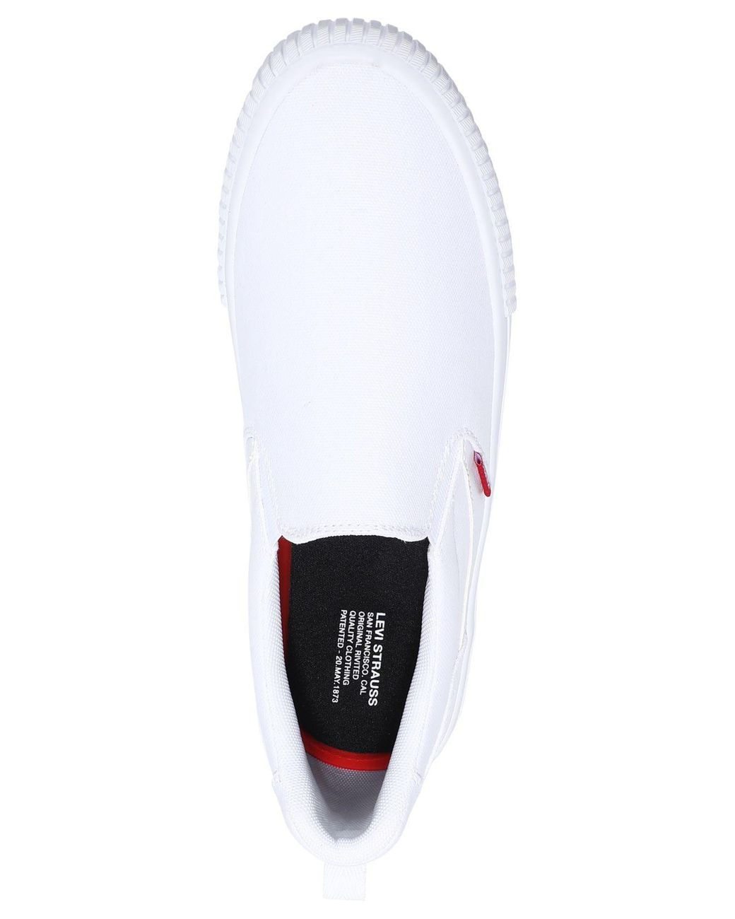 Levi's Lance Slip-on Sneakers in White for Men | Lyst