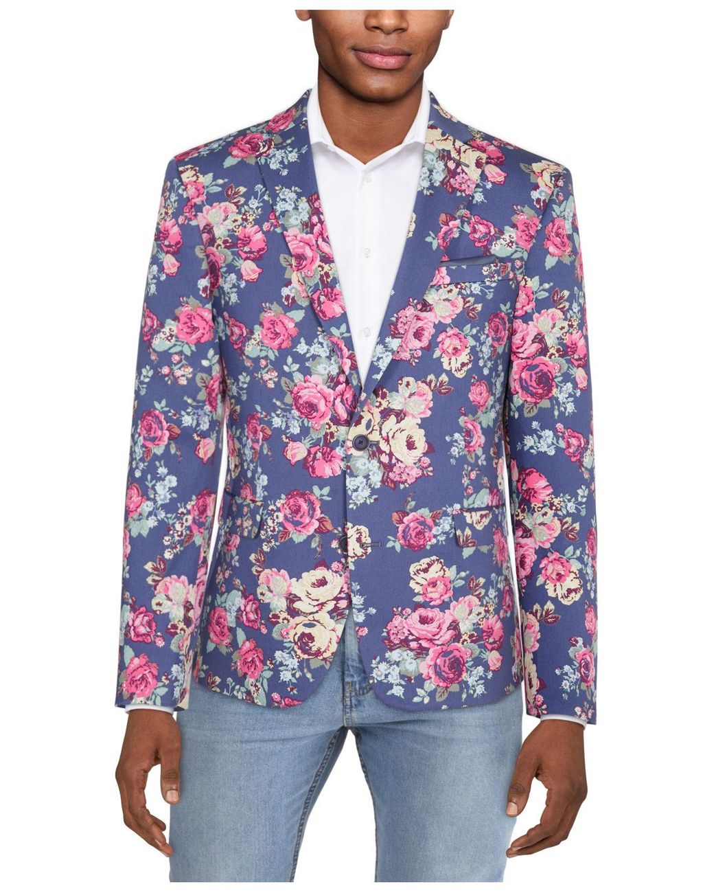 Bar Iii Slim-fit Floral Suit Separate Jacket, Created For Macy's in ...