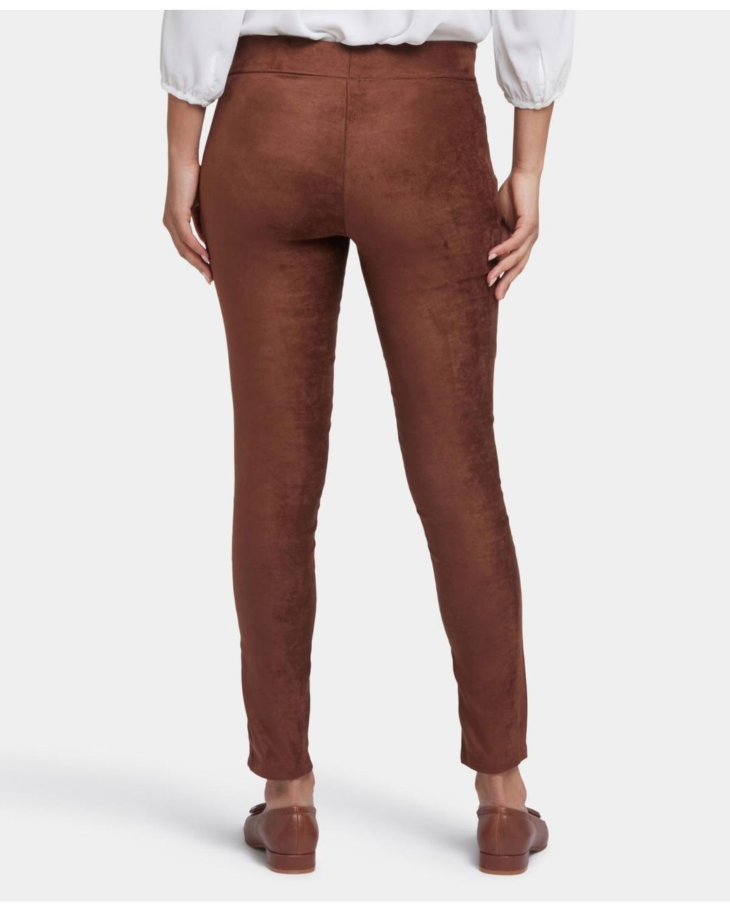 NYDJ White Petite Basic Pull On legging Pants