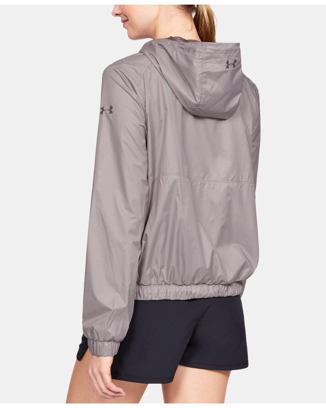 under armour half zip windbreaker