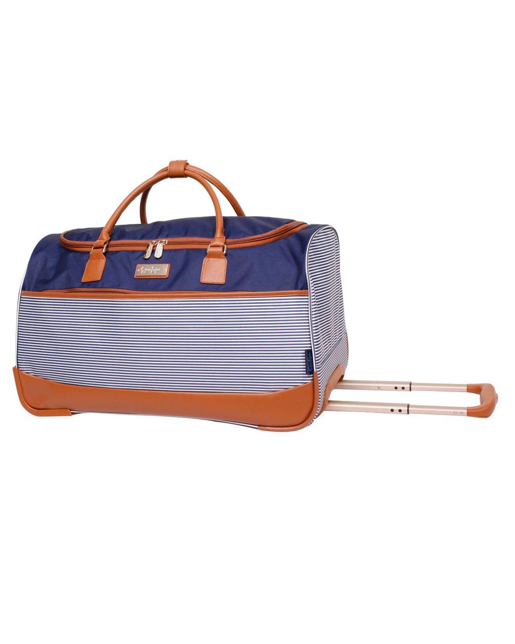 Jessica Simpson Synthetic Breton Pop Rolling Duffel Luggage in Navy/White  (Blue) | Lyst