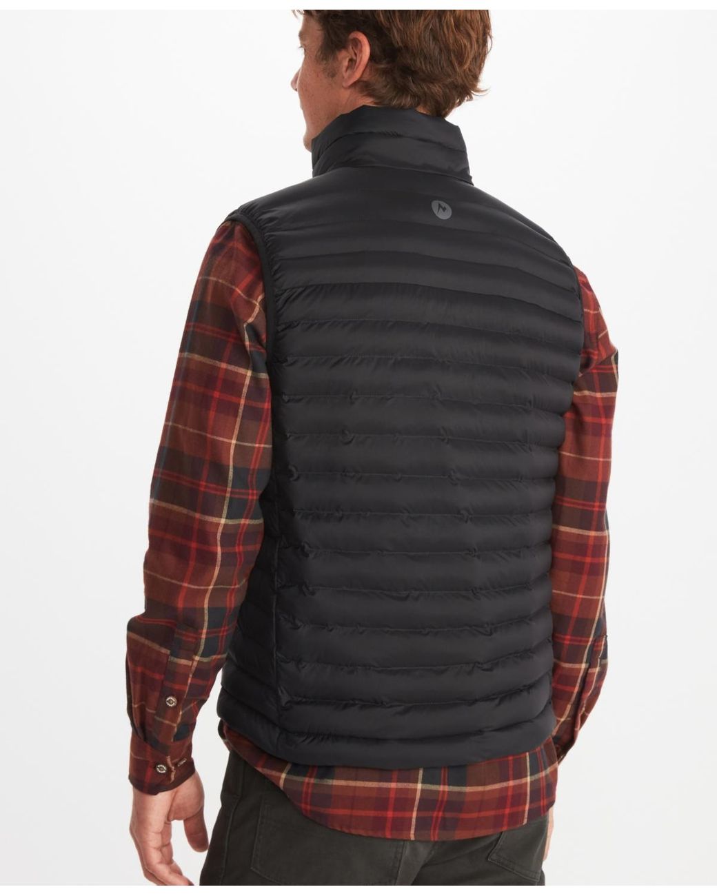 Marmot Gray Echo Featherless Vests for men