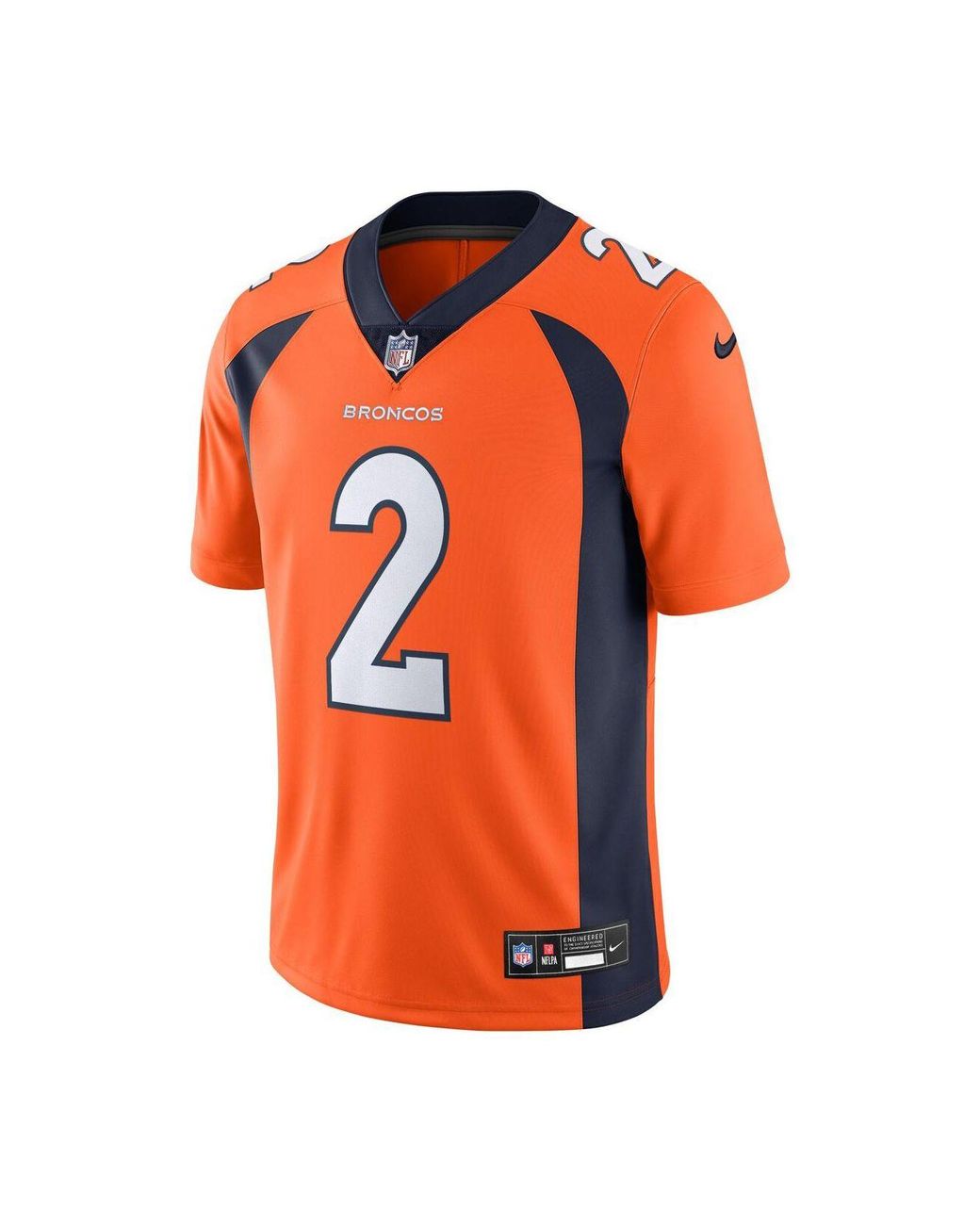 Nike Men's Denver Broncos Patrick Surtain II #2 Vapor Untouchable Limited  Orange Jersey