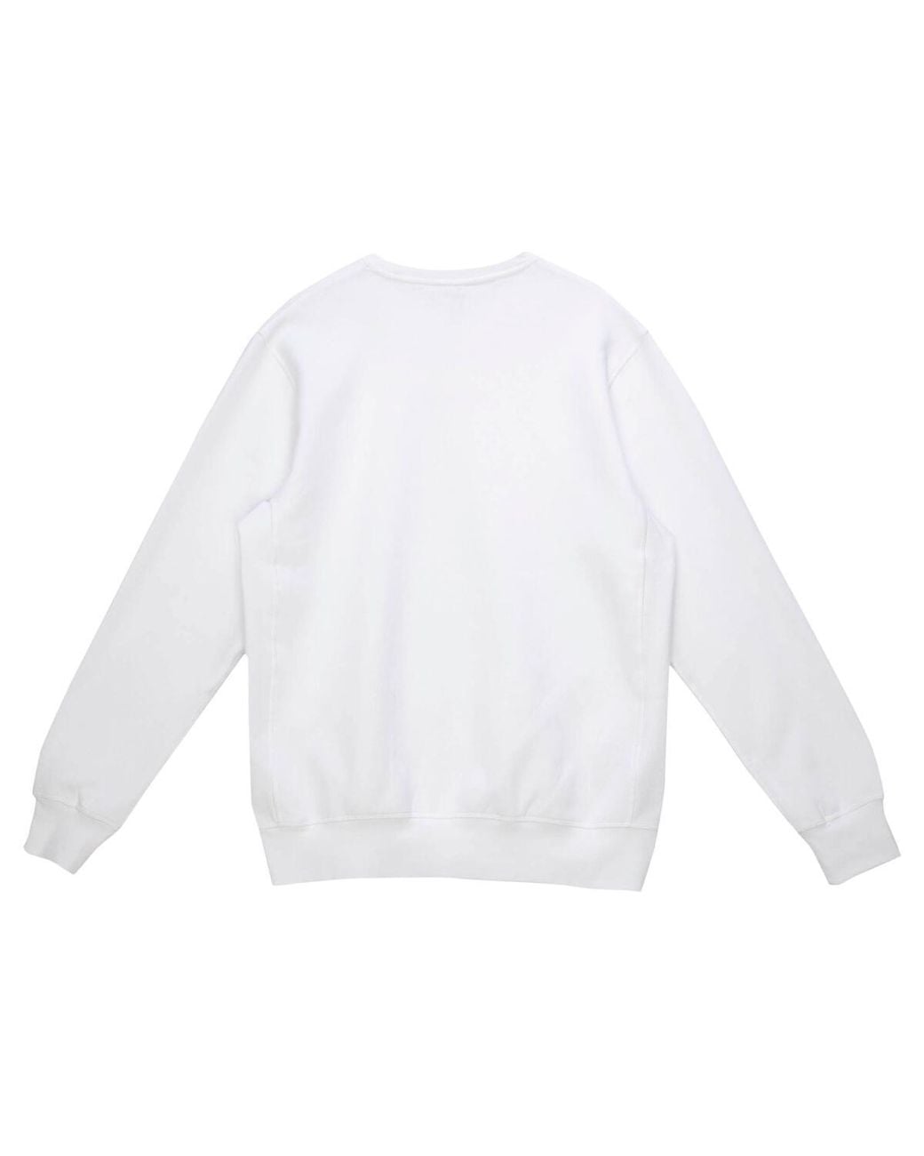 Mitchell & Ness White Cleveland Browns Basic Fleece Pullover Sweatshirt for men