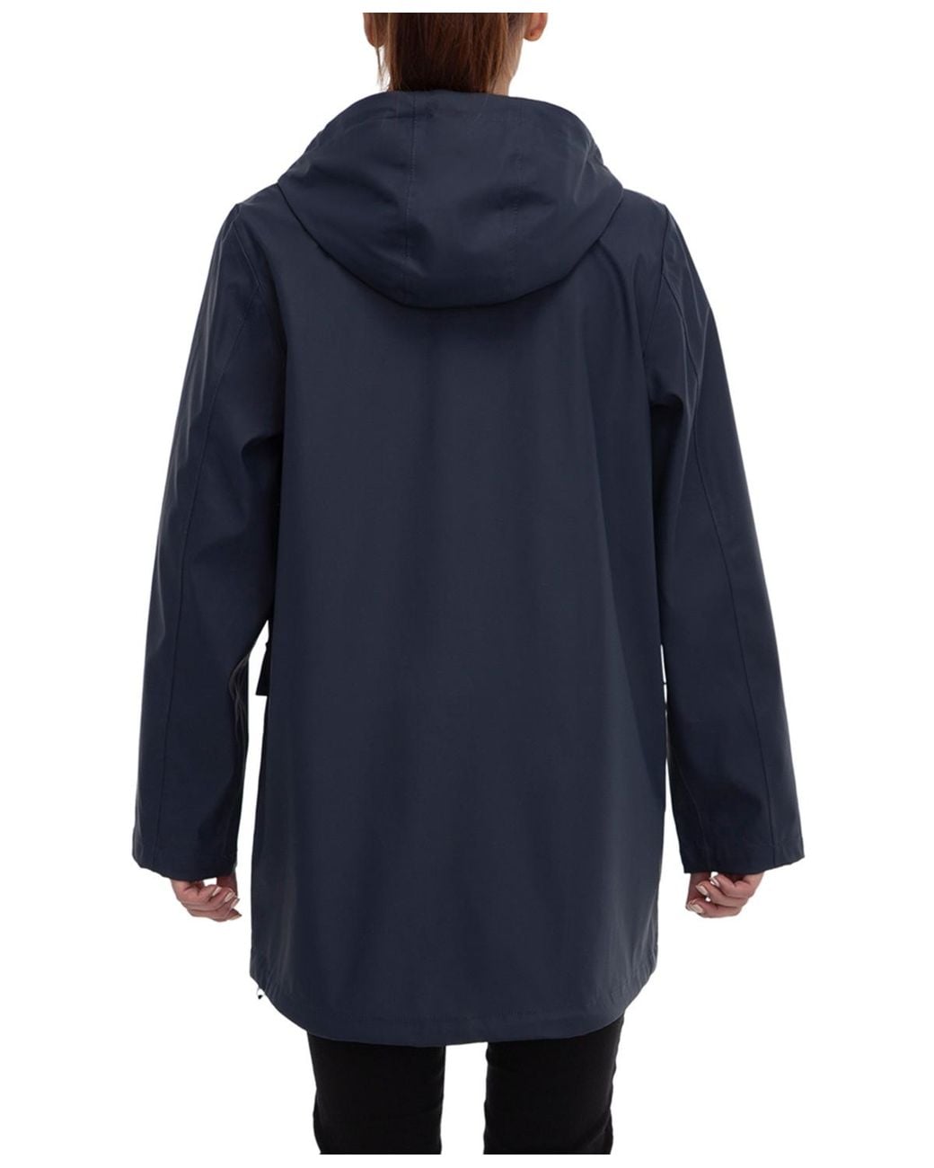 Rokka&Rolla Blue Waterproof Rain Coat Rubberized Jacket