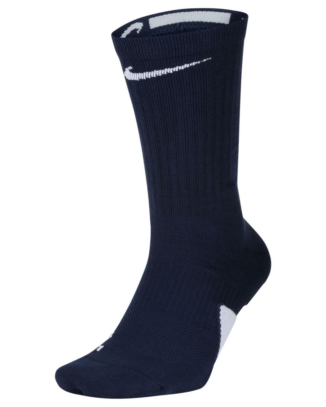 Nike Elite Crew Socks in Midnight Navy/White (Blue) for Men - Save 18% ...