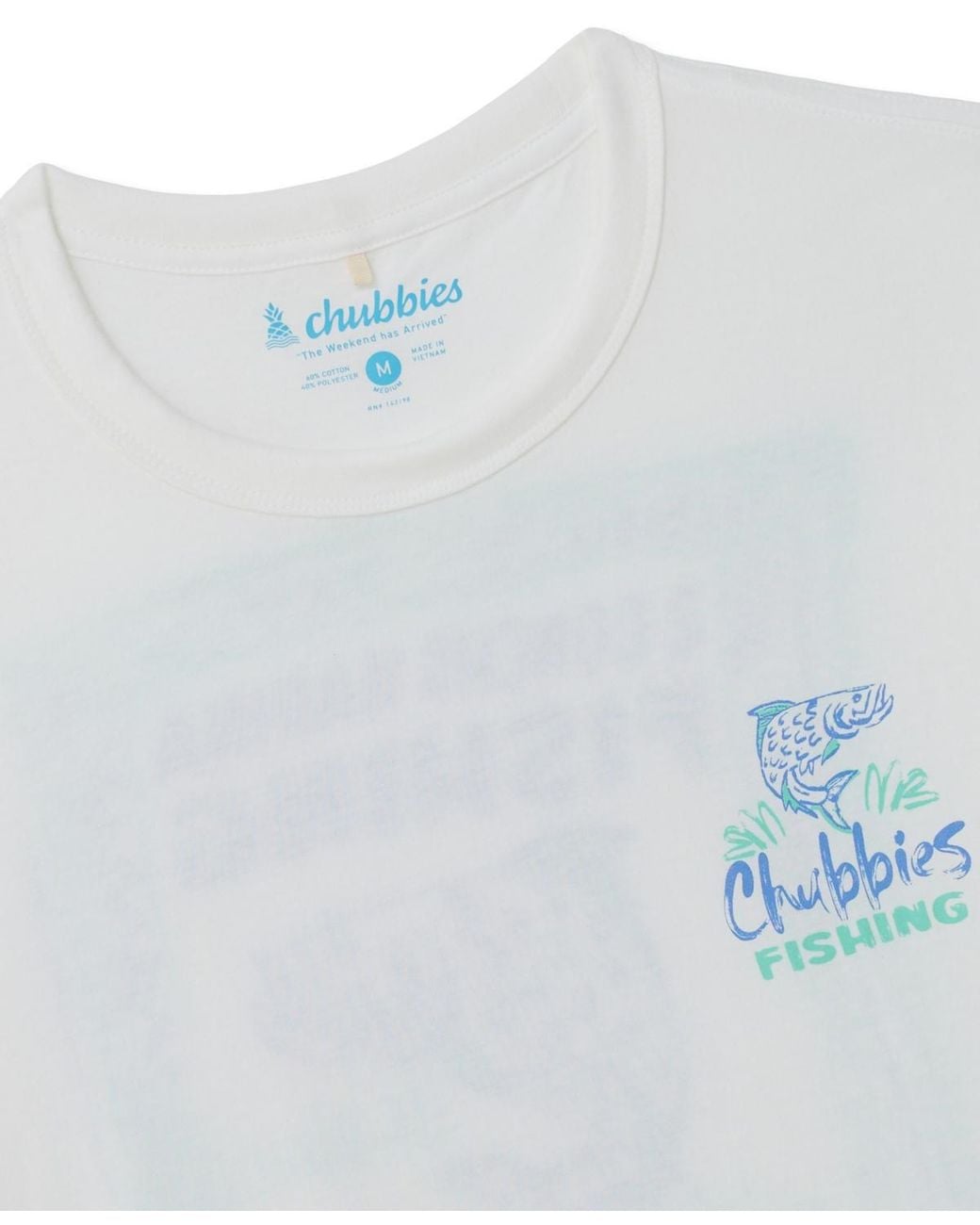 Chubbies White The Hook for men