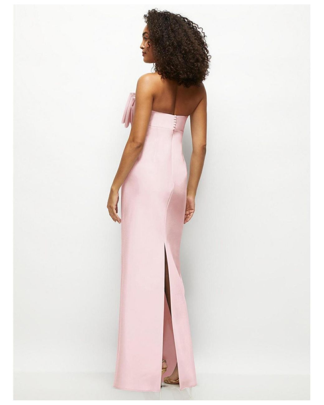 knee length dresses for ladies It Was All A Dream Sage Floral Brocade Strapless Midi Dress – Shop the Mint
