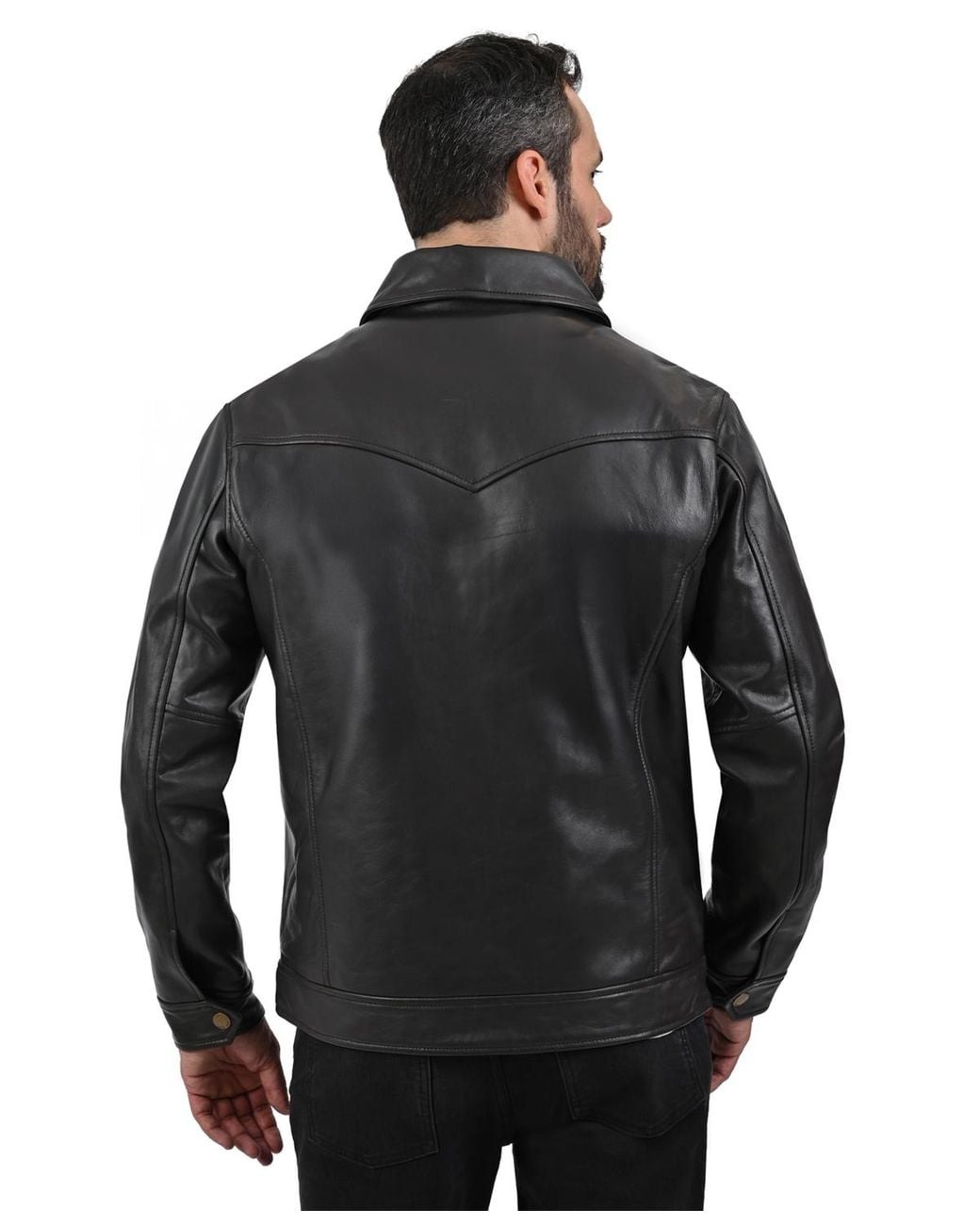 Frye Black Regular-fit Collared Neck Jacket for men