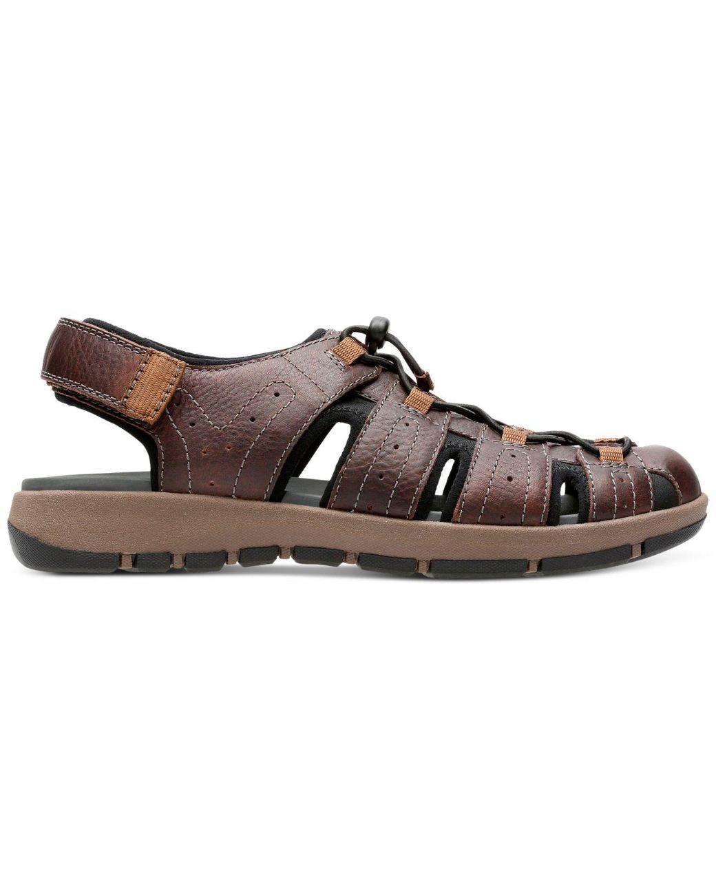 Clarks Brixby Cove Fisherman Sandal in Brown for Men | Lyst