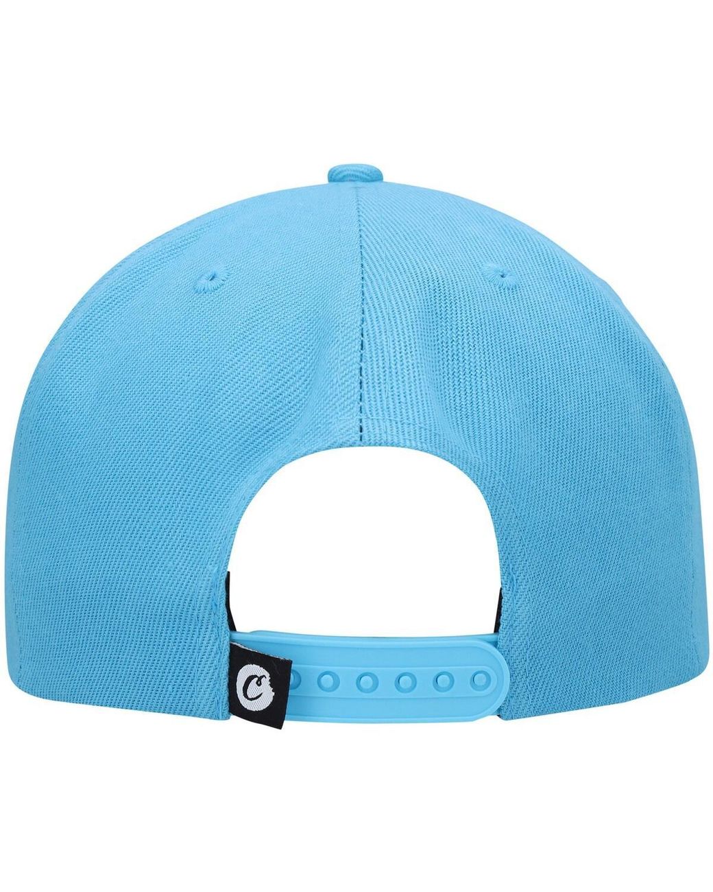 Cookies Blue C-bite Solid Snapback Hat for men