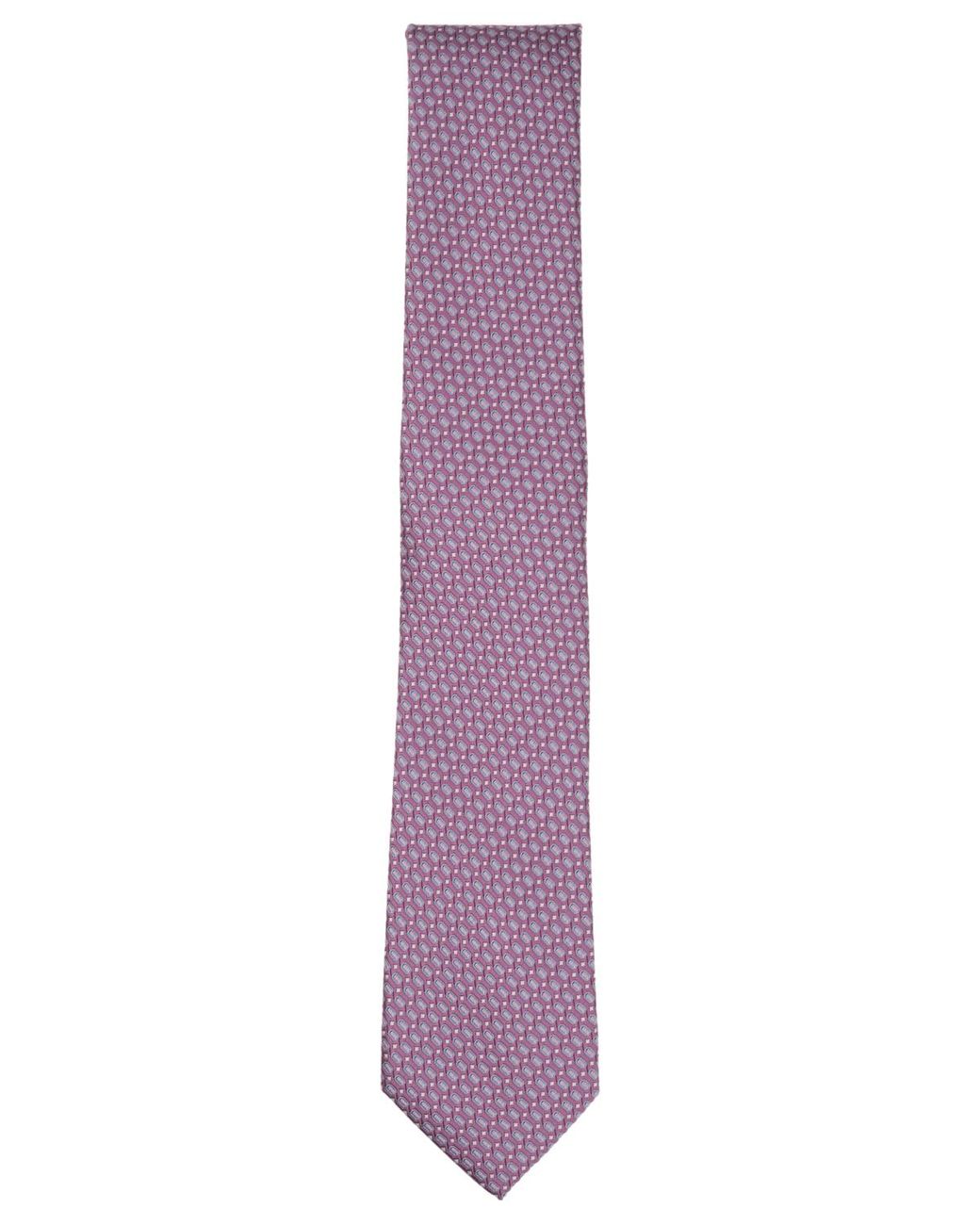 Alfani Purple Renato Geometric Pattern Slim Tie for men