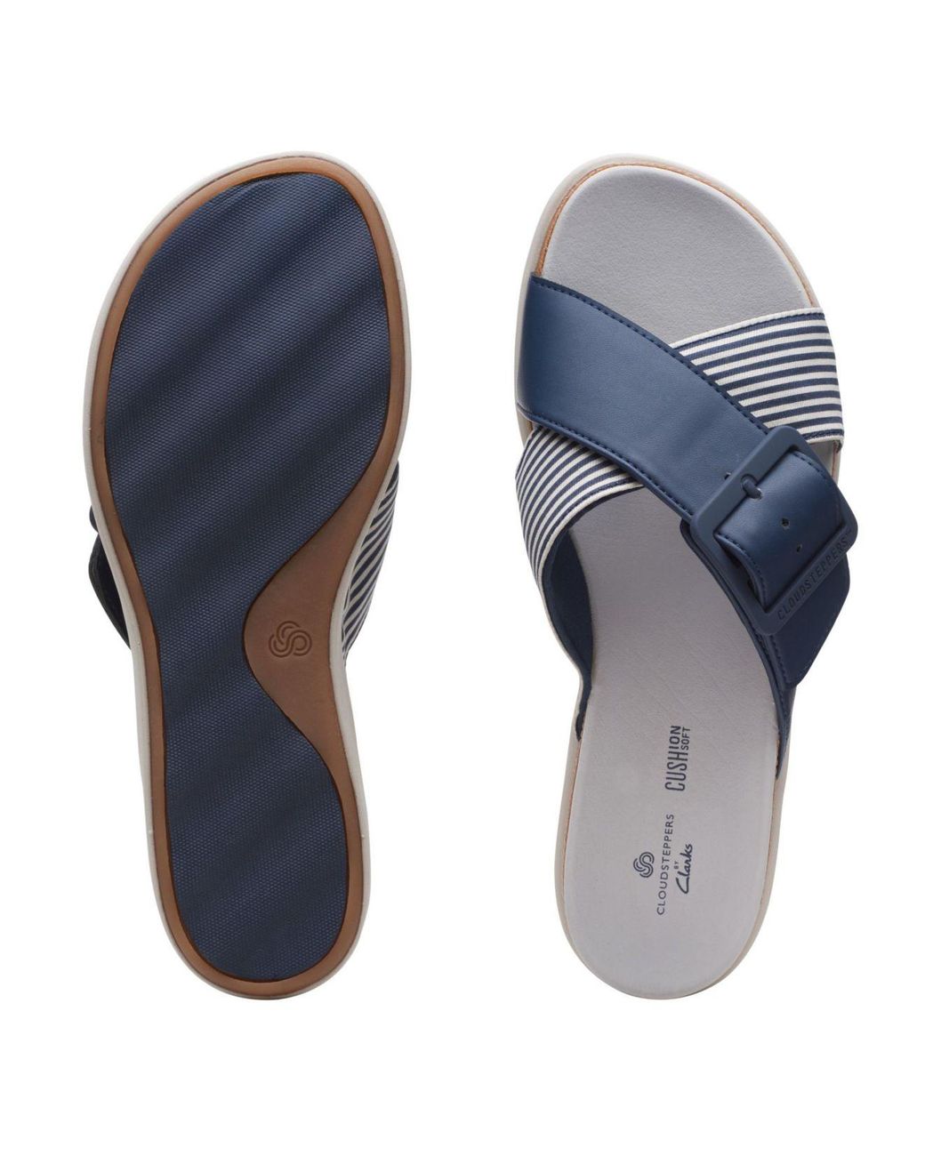 clarks navy cloudsteppers