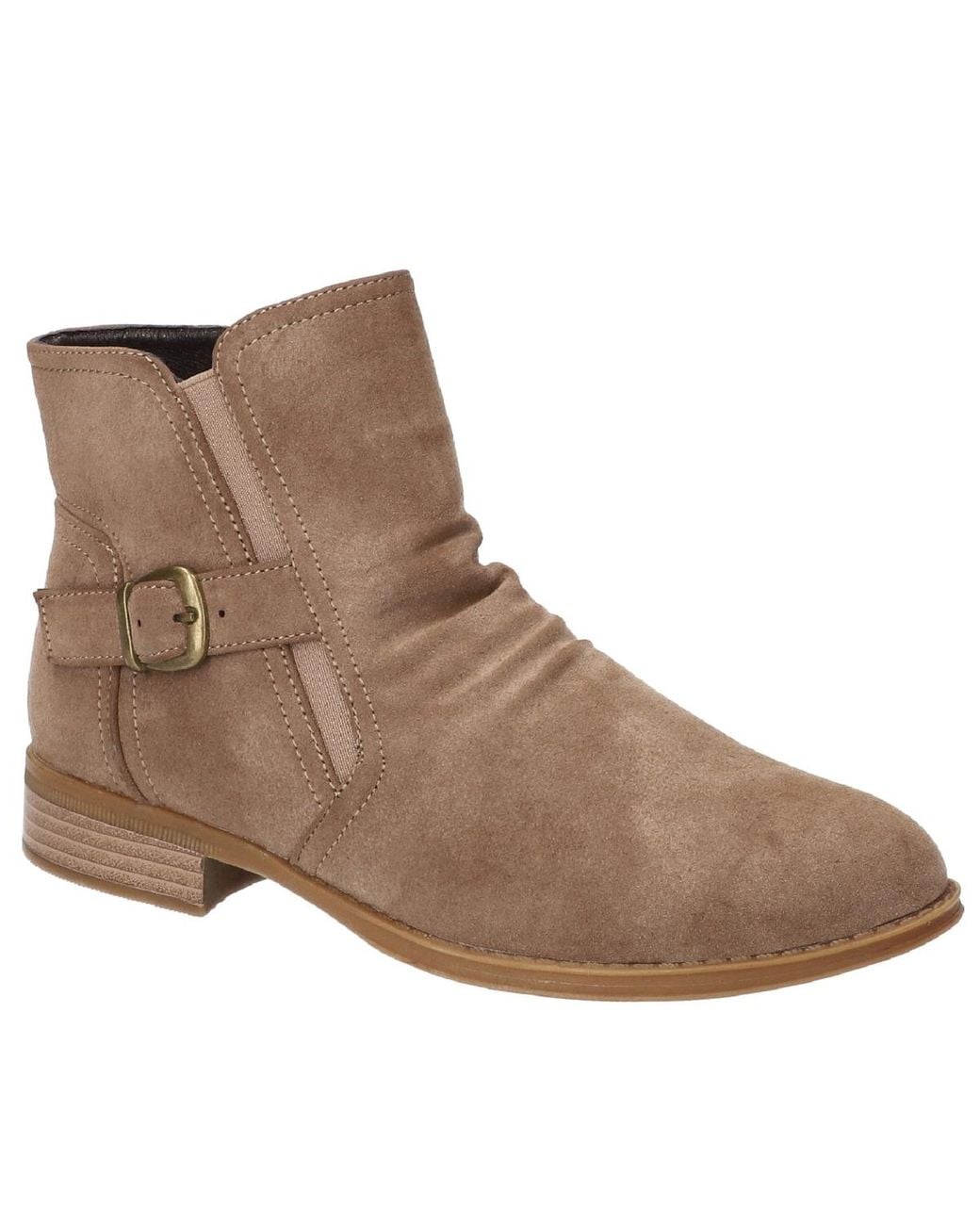 Easy Street Brown Junction Ankle Booties