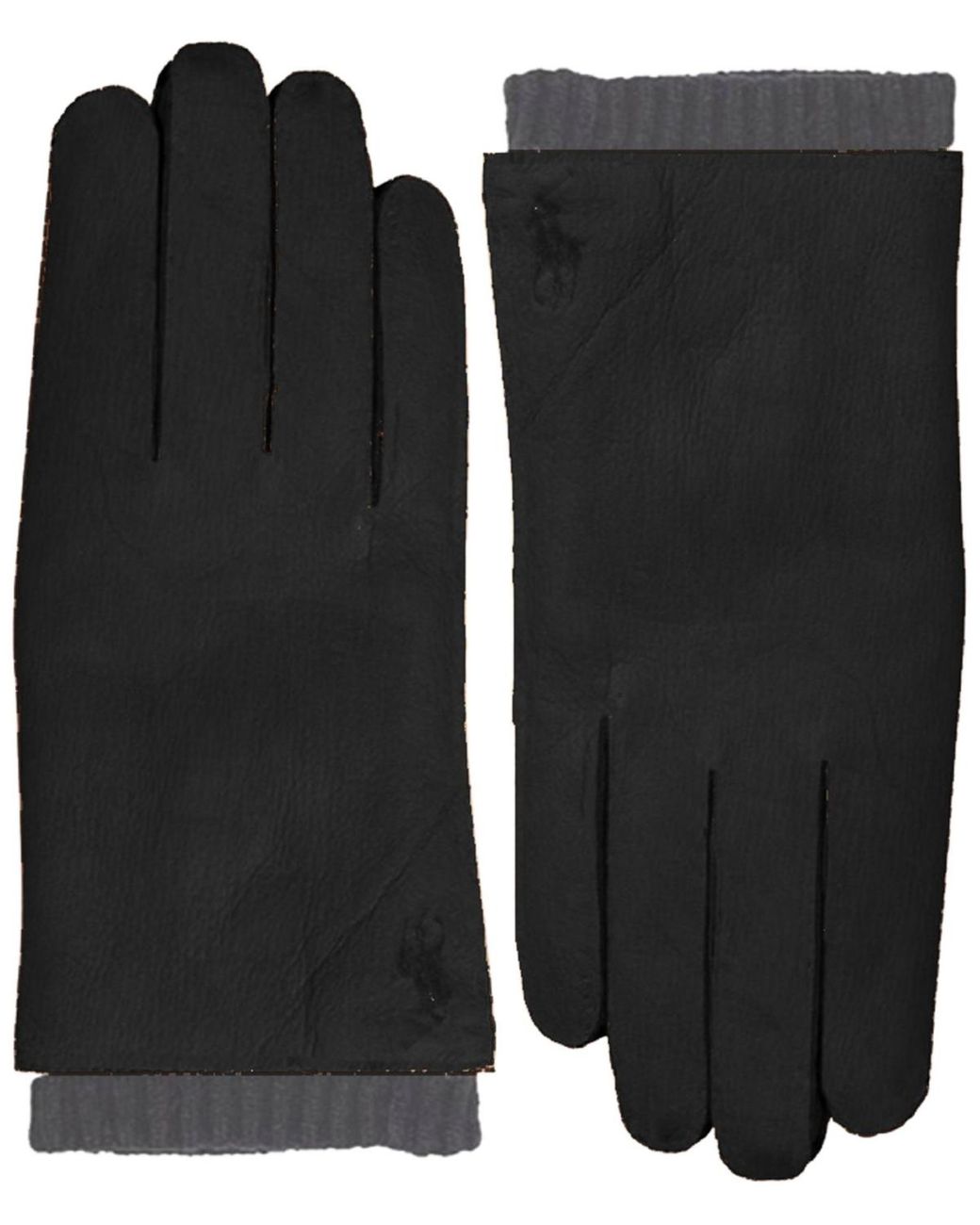 Polo Ralph Lauren Leather Gloves in Black for Men Lyst