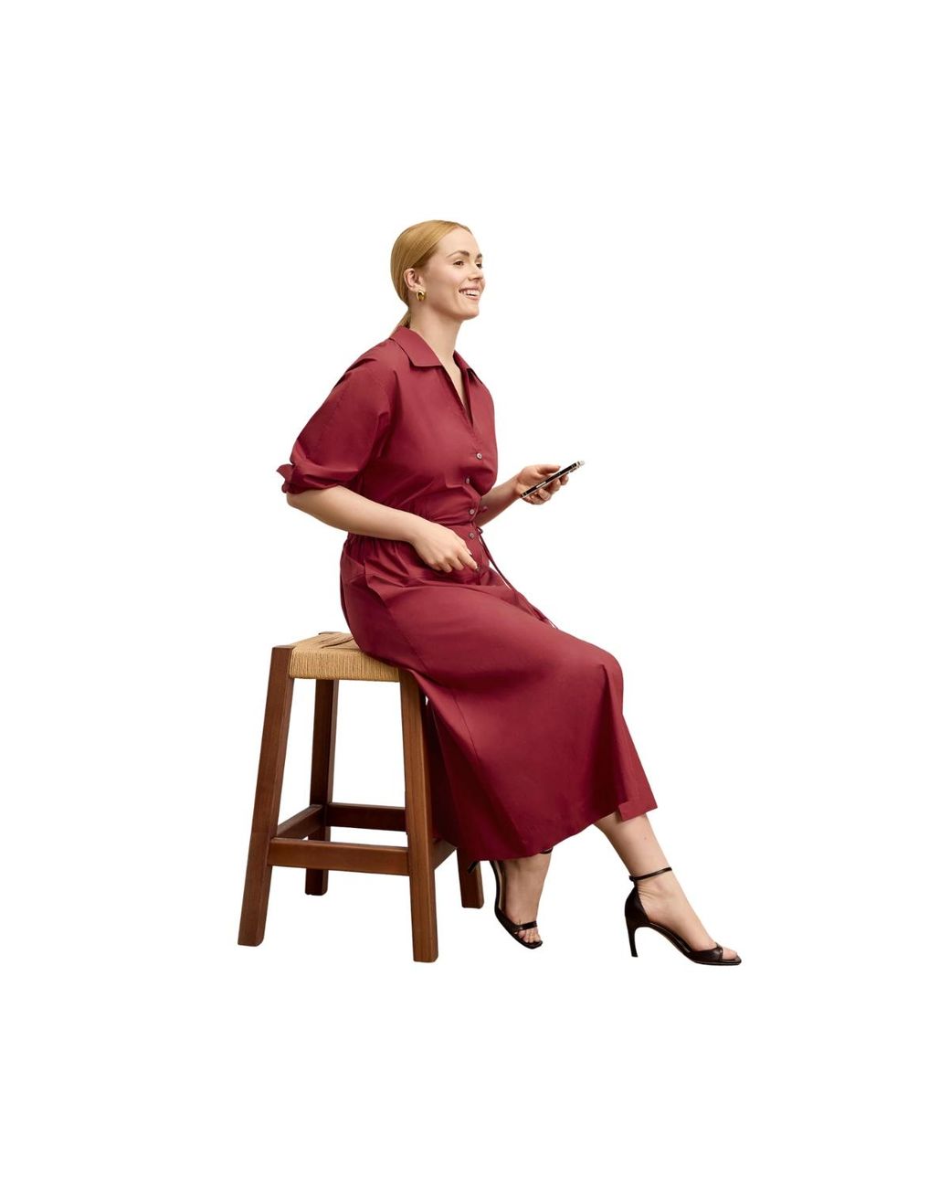 slim fit dress slacks M.M.LaFleur Women's Boden Al Fresco Dress - Cotton Poplin