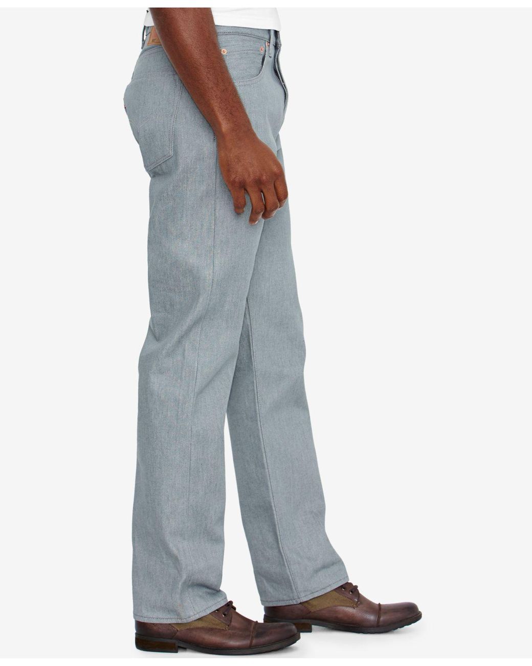 levi 501 silver rigid