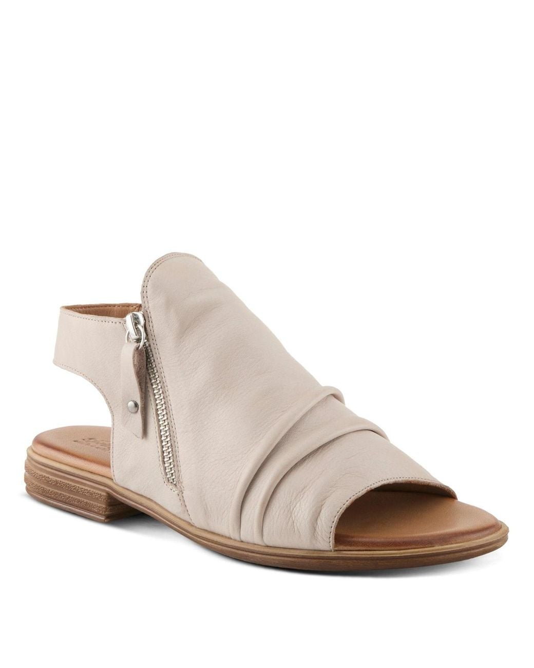 Spring Step Gray Flat Jalaya Sandal