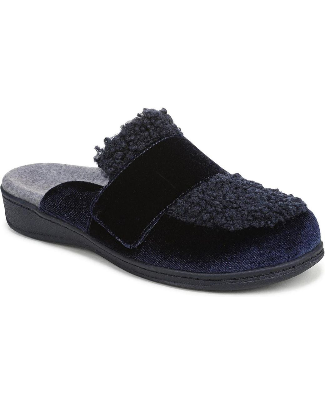 Vionic Black Gemma Ii Mule Slippers