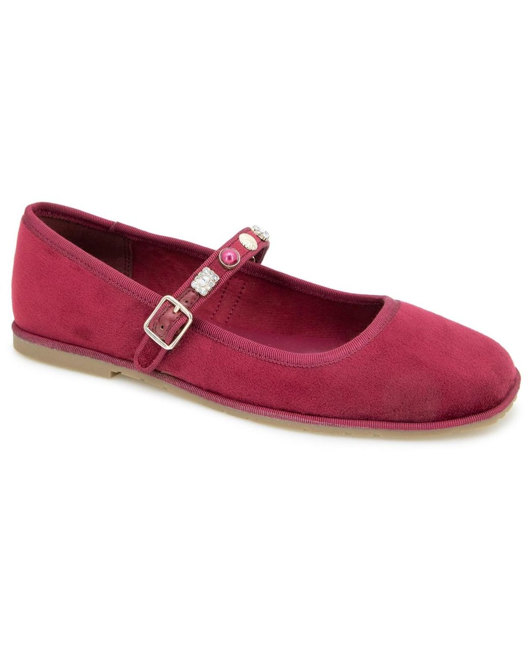 Kenneth Cole Red Elda Maryjane Flats