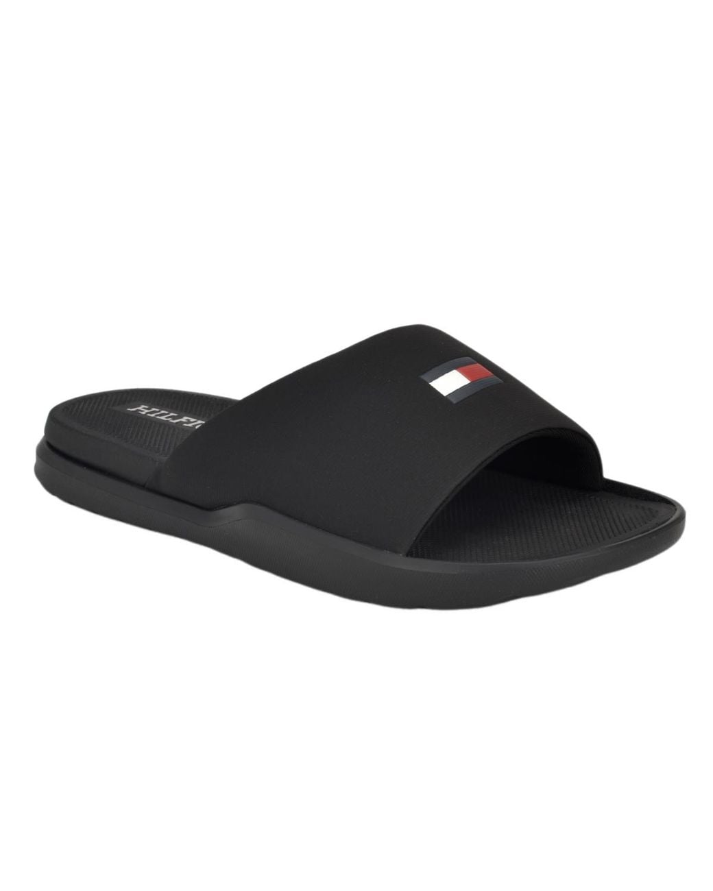 Tommy Hilfiger Black Marmo Sandals 11 D for men