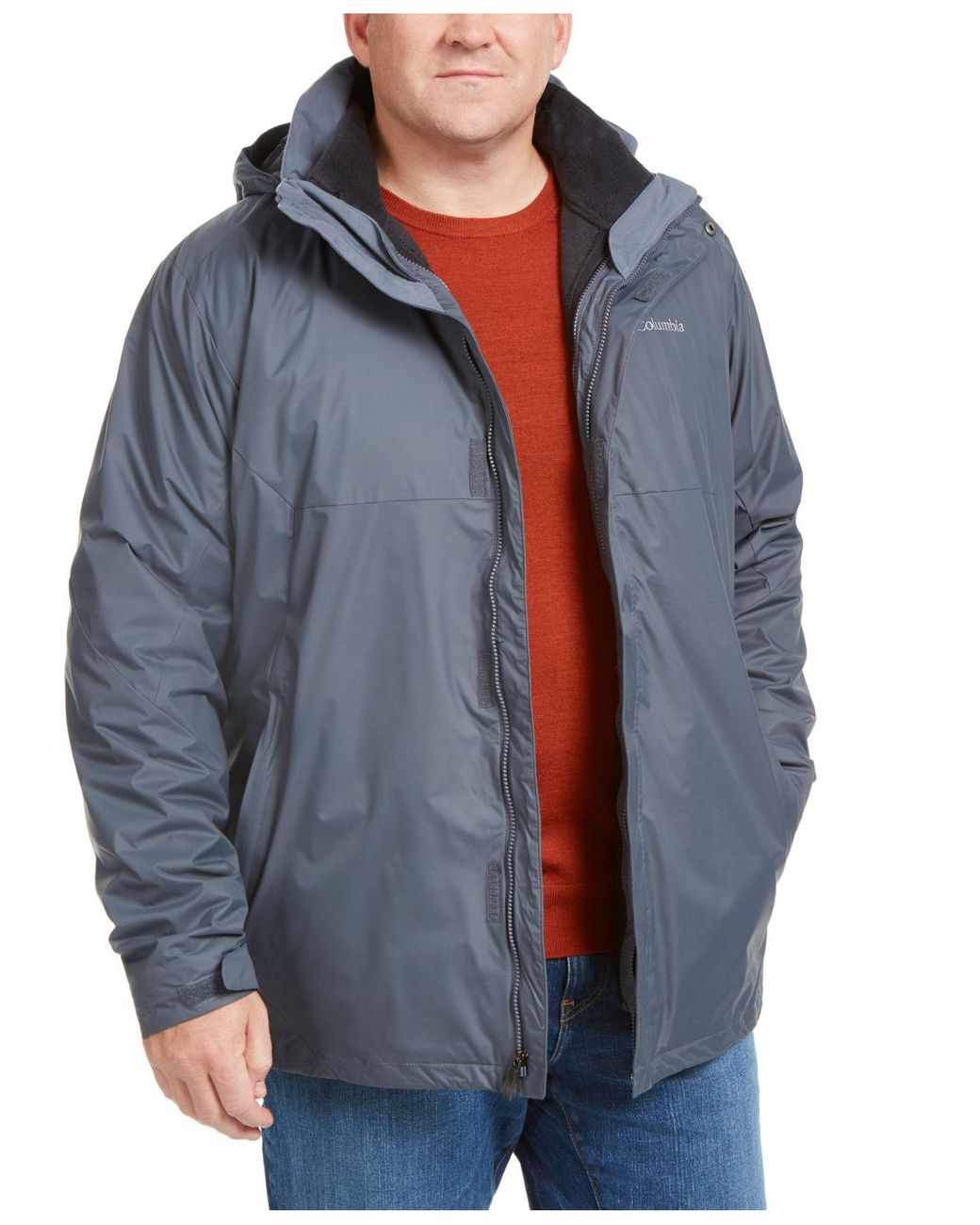 Columbia Fleece Big & Tall Eager Air 3in1 Omnishield Jacket for Men Lyst