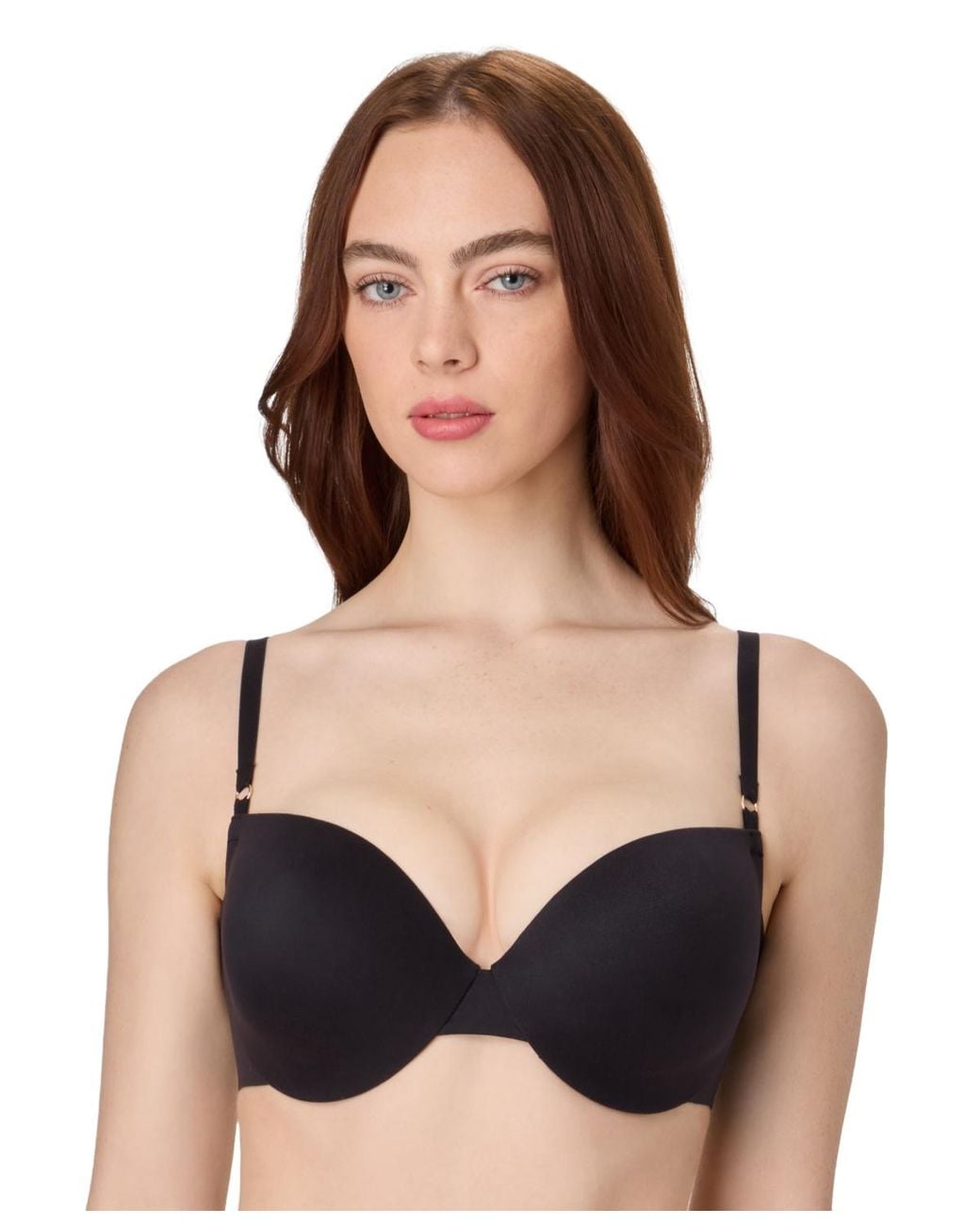 Maidenform Black Smoothing Tailored Push-up Bra