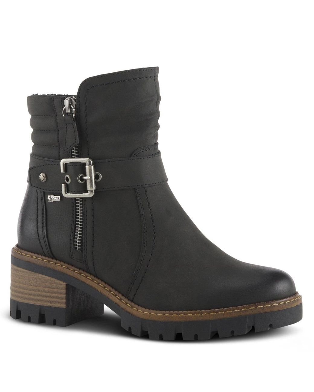 Spring Step Black Smokies Lug Sole Booties