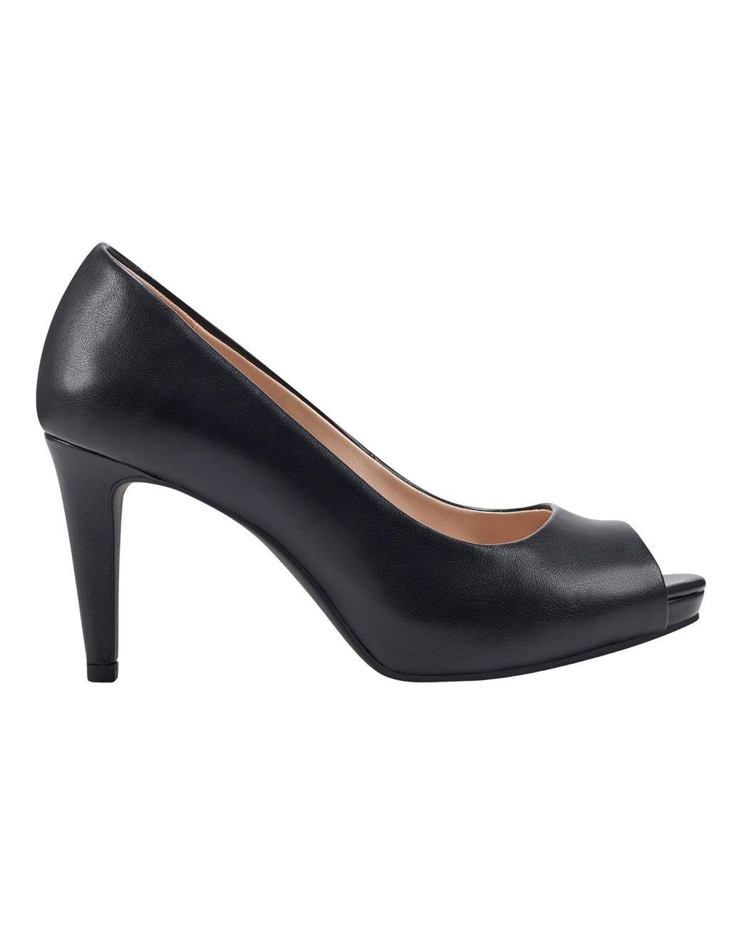 Bandolino Blue Rainaa Platform Stiletto Peep Toe Pumps