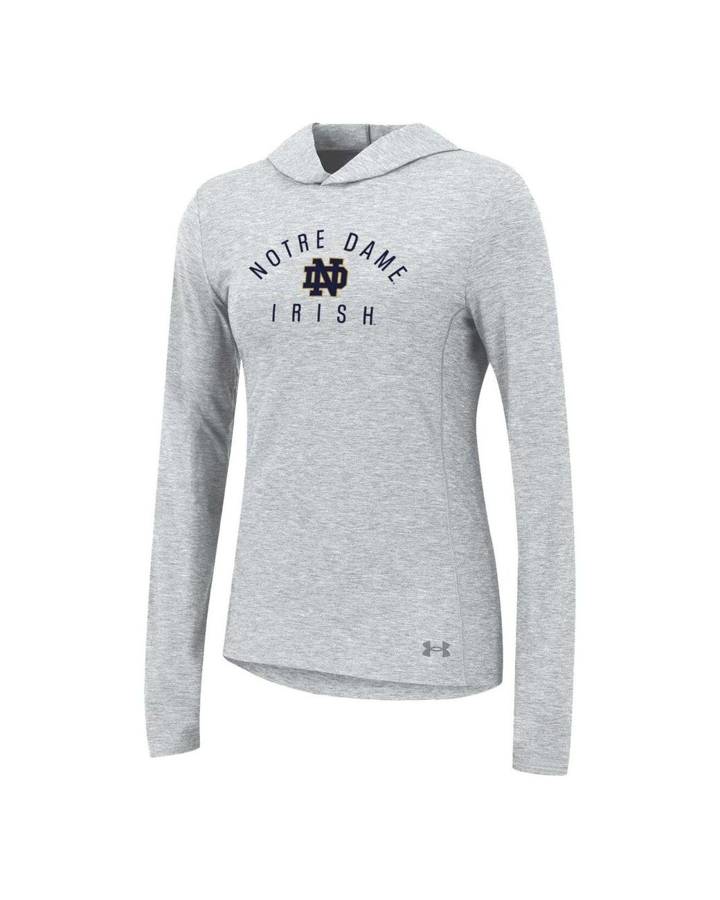 Under Armour Gray Notre Dame Fighting Irish Super soft Breezy Tri