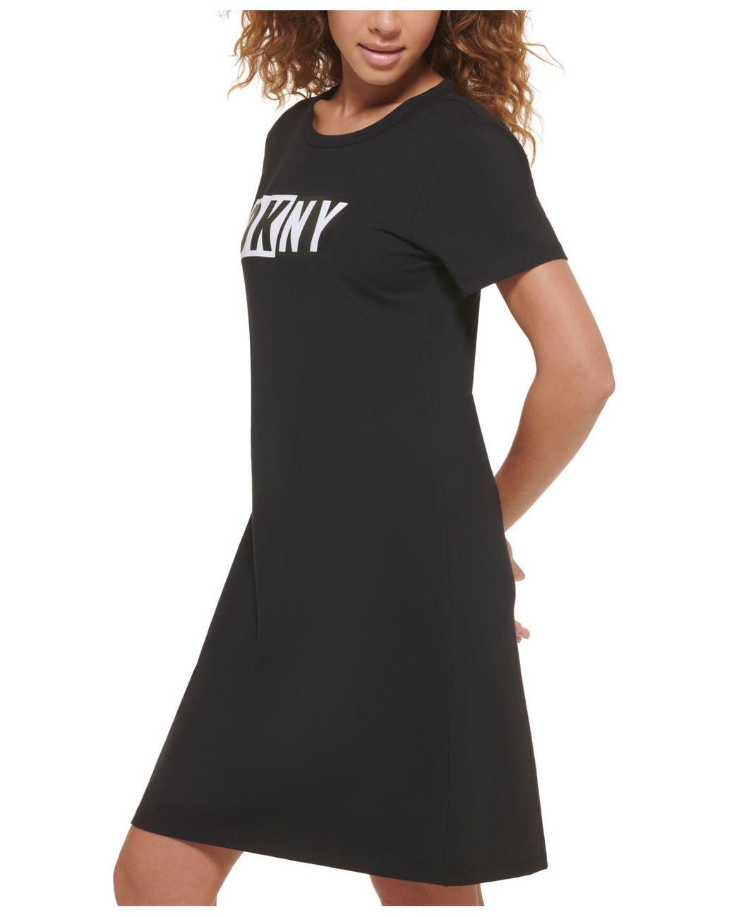 Dkny By Donna Karan Sport Solid Crewneck Tee Shirt Dress, Dresses, Clothing & Accessories