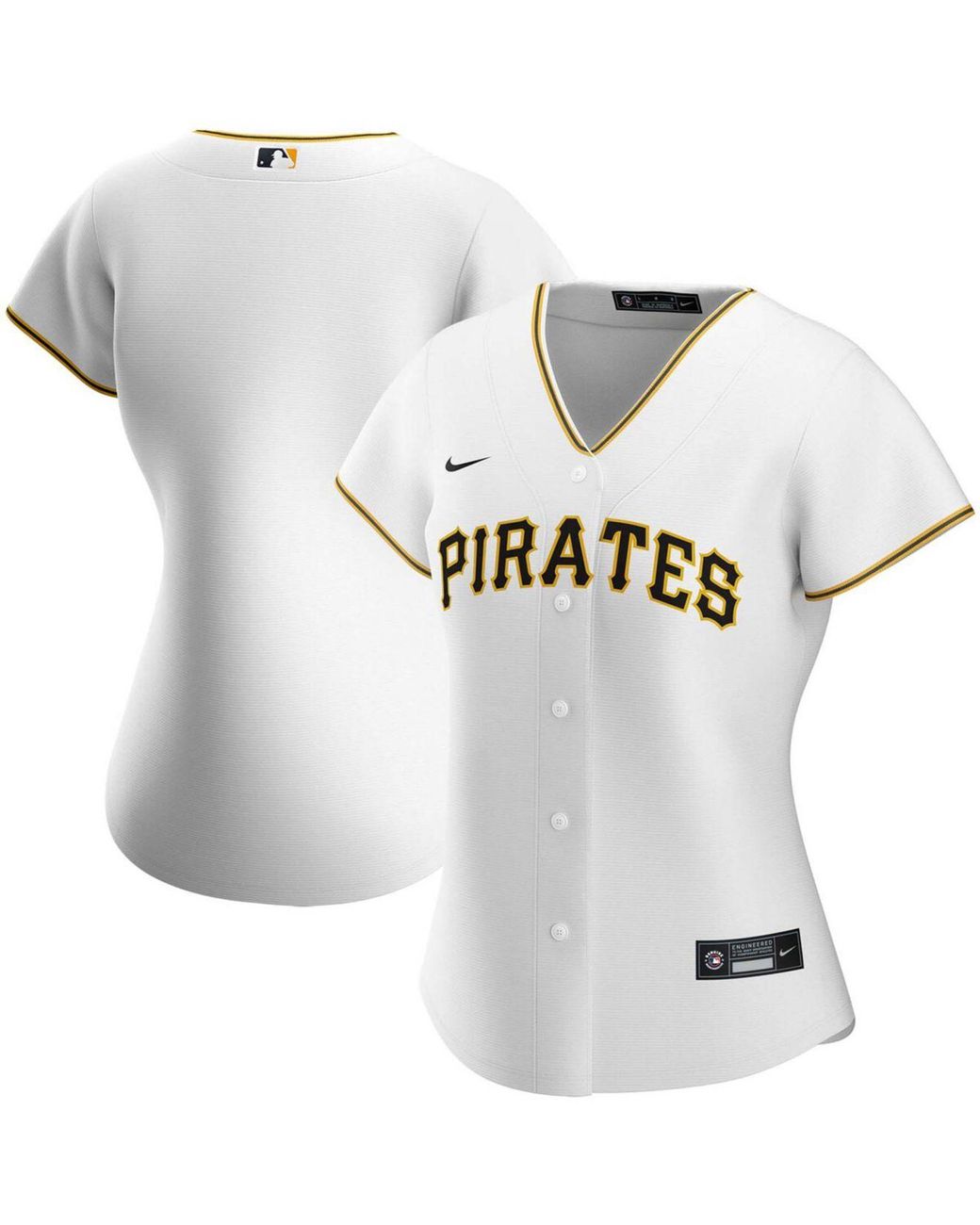Nike Pittsburgh Pirates Official Replica Jersey in White | Lyst