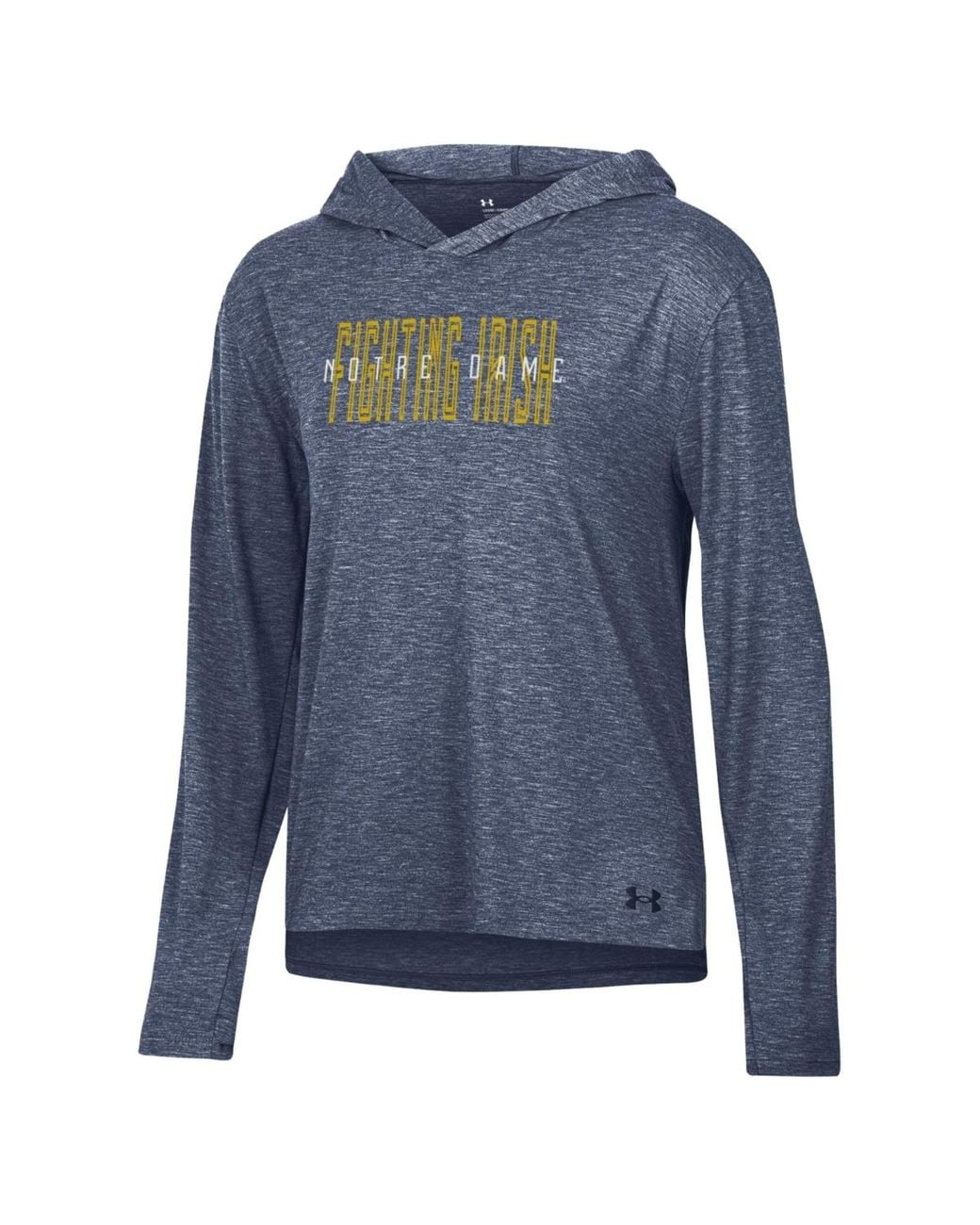 Under Armour Notre Dame Fighting Irish Breezy Long-sleeve Hooded T ...