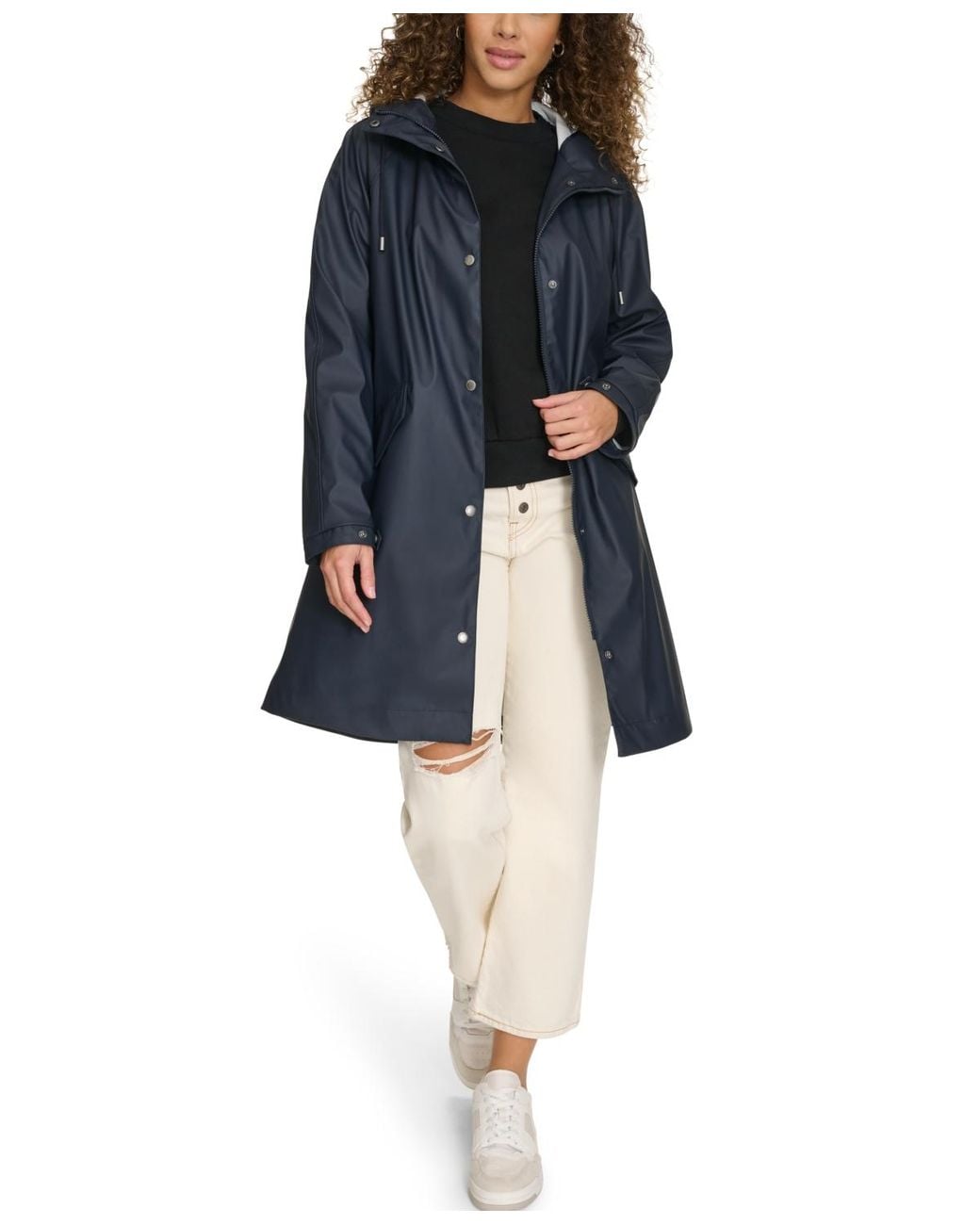 Levi's Blue Raglan Sleeve Rain Collar Jacket