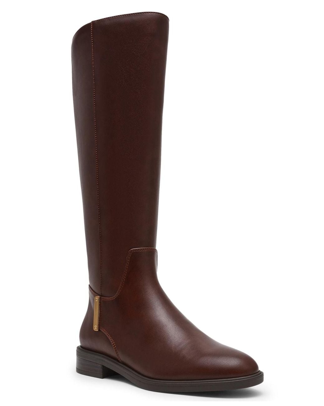 Anne Klein Sinclair Tall Boots in Brown | Lyst