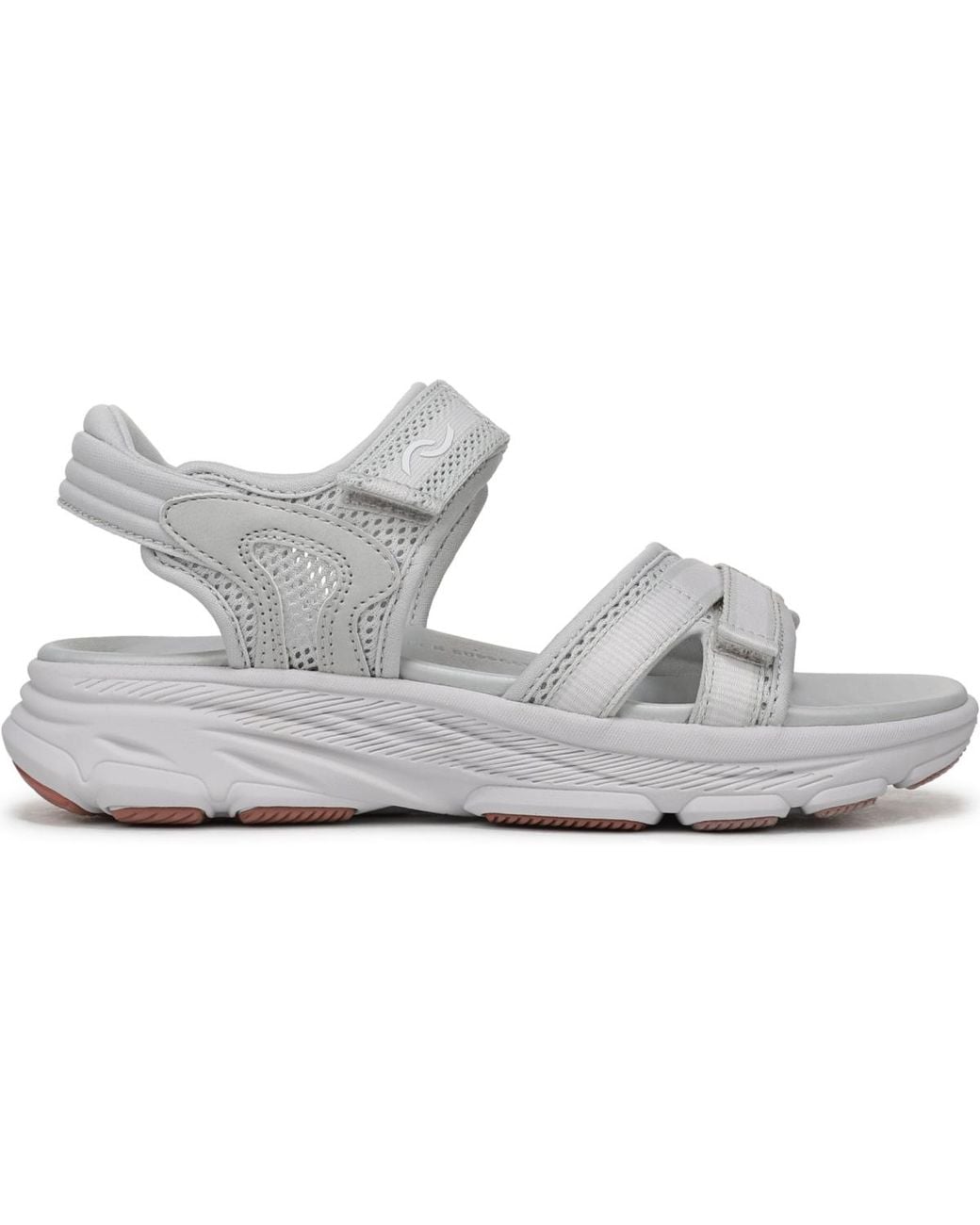 Ryka Gray Devotion Max Strappy Flat Sandals