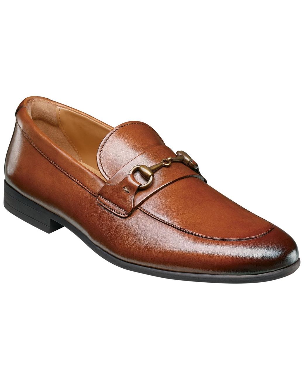 Florsheim Brown Modena Moc-toe Bit Loafers for men