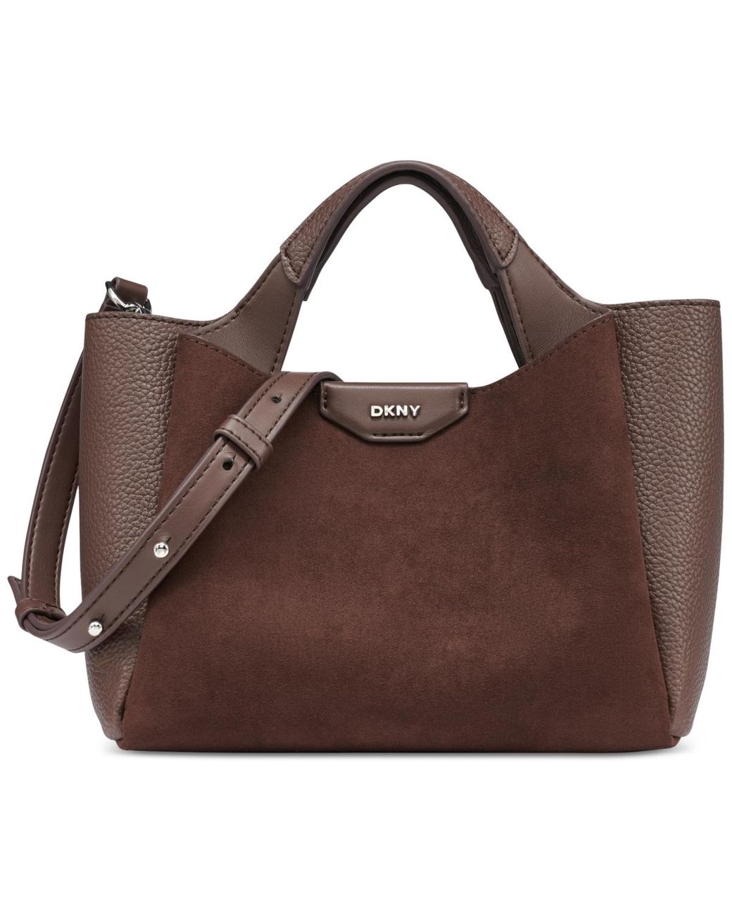 DKNY Brown Willa Small Satchel Bag