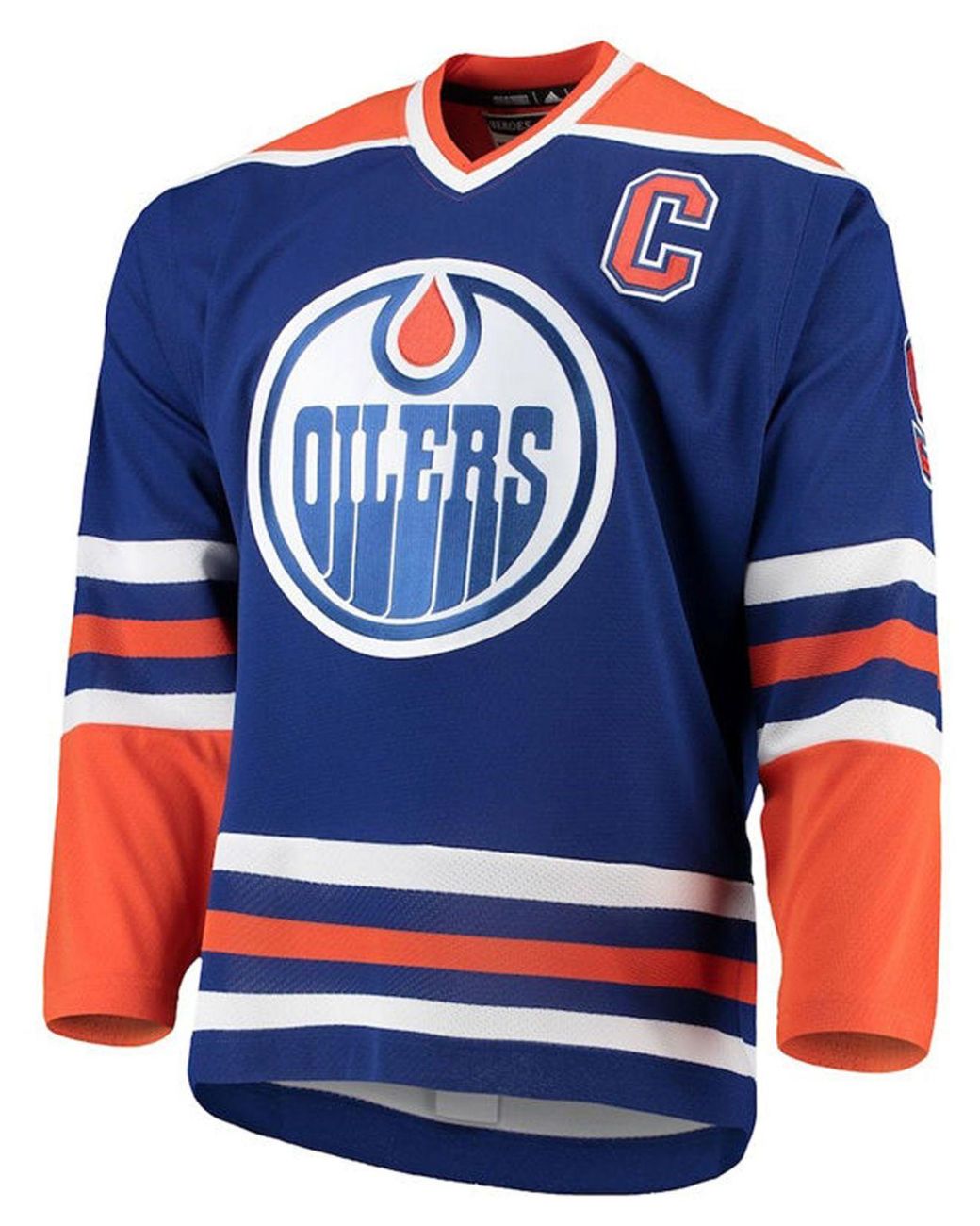 edmonton oilers throwback jersey